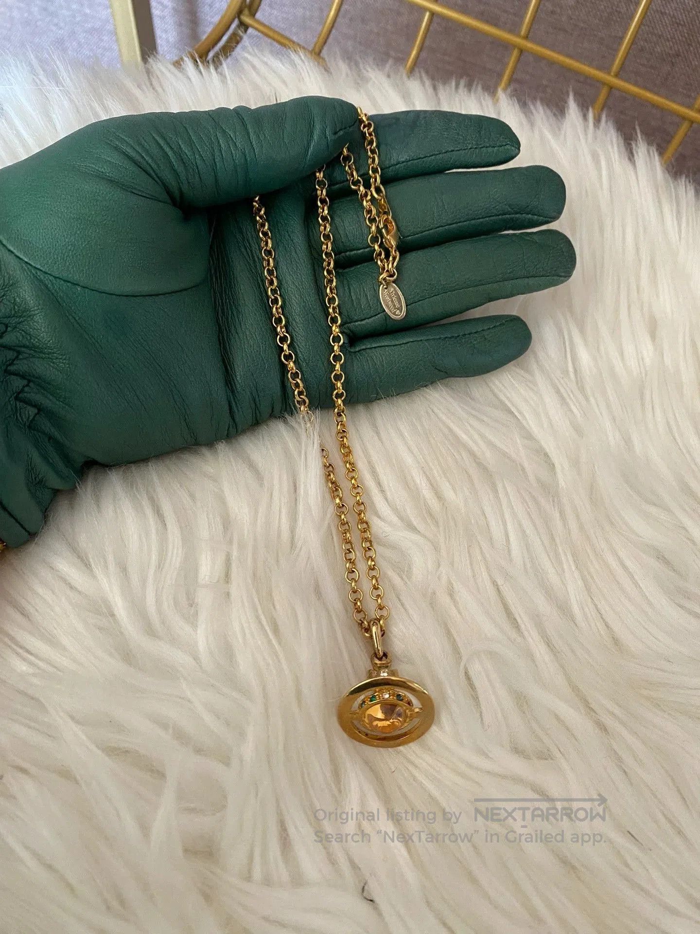 Vivienne Westwood Vivienne Westwood Vintage Gold Orb Necklace. Size ONE SIZE - 5 Thumbnail