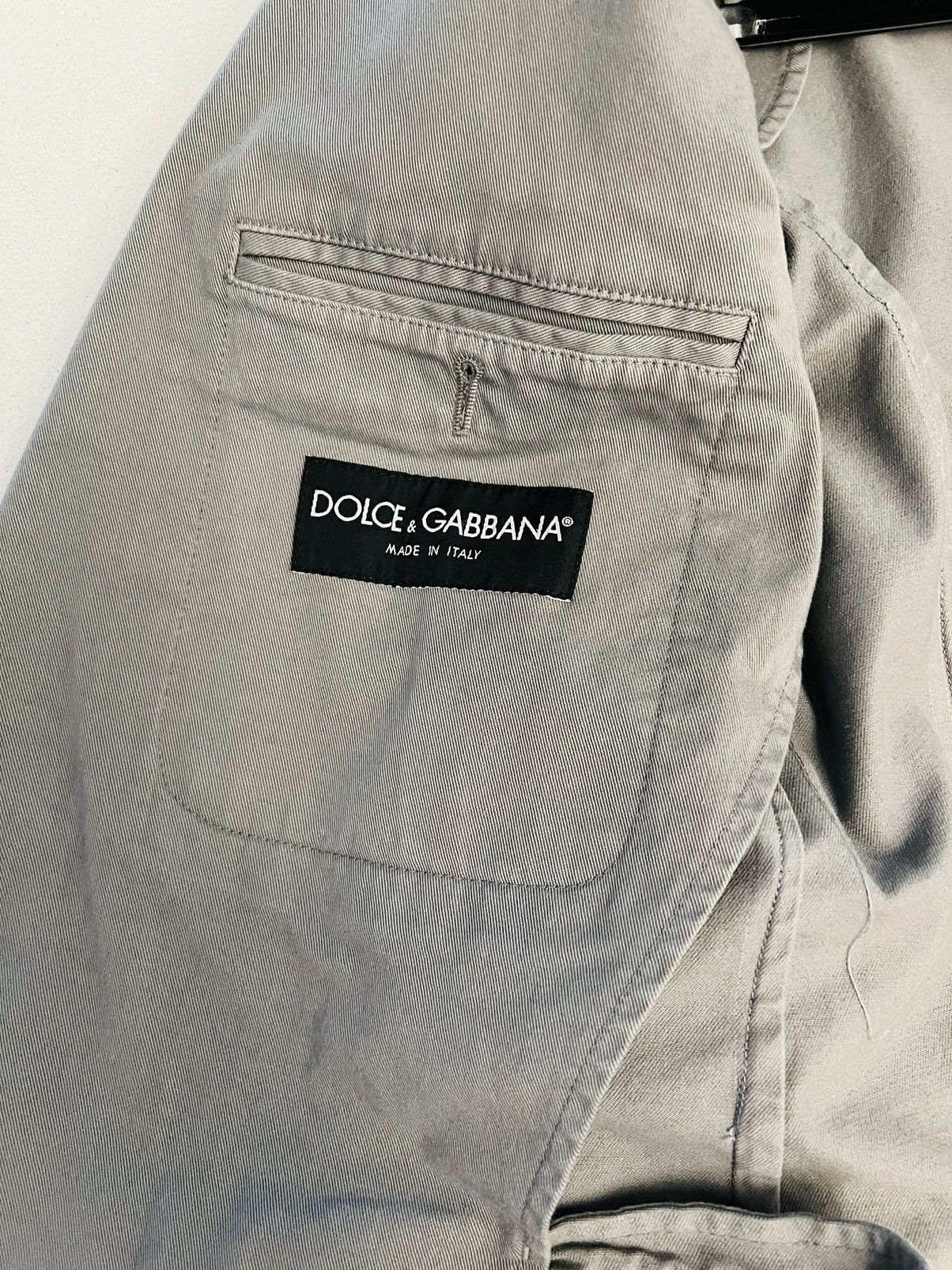 Dolce & Gabbana Dolce & Gabbana cotton gray jacket Size US M / EU 48-50 / 2 - 4 Thumbnail