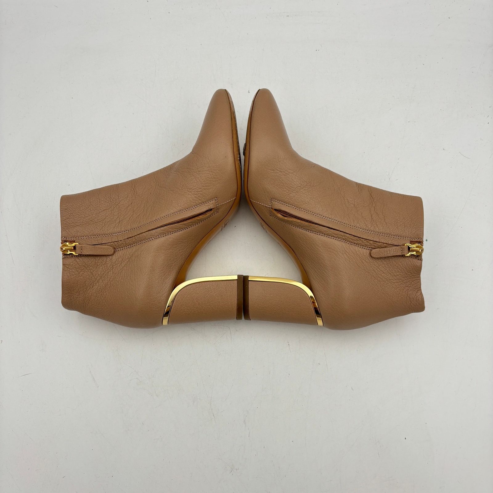 Chloe Chloe Beckie Gold Trim Ankle Boots Women's 36 Booties US 6 Size US 6 / IT 36 - 6 Thumbnail