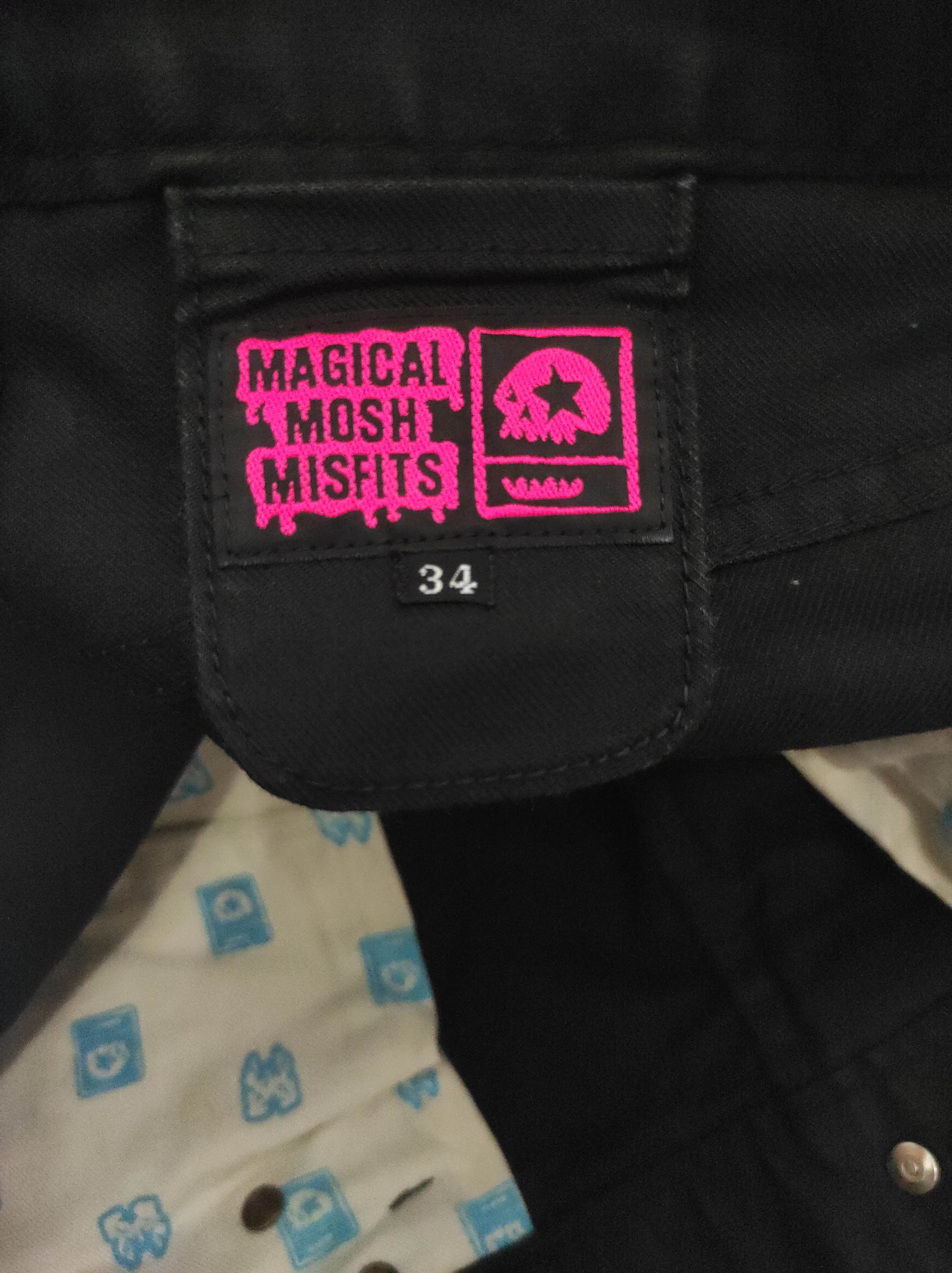 Misfits Magical Mosh Misfits Denim jeans Black Size US 33 - 18 Thumbnail