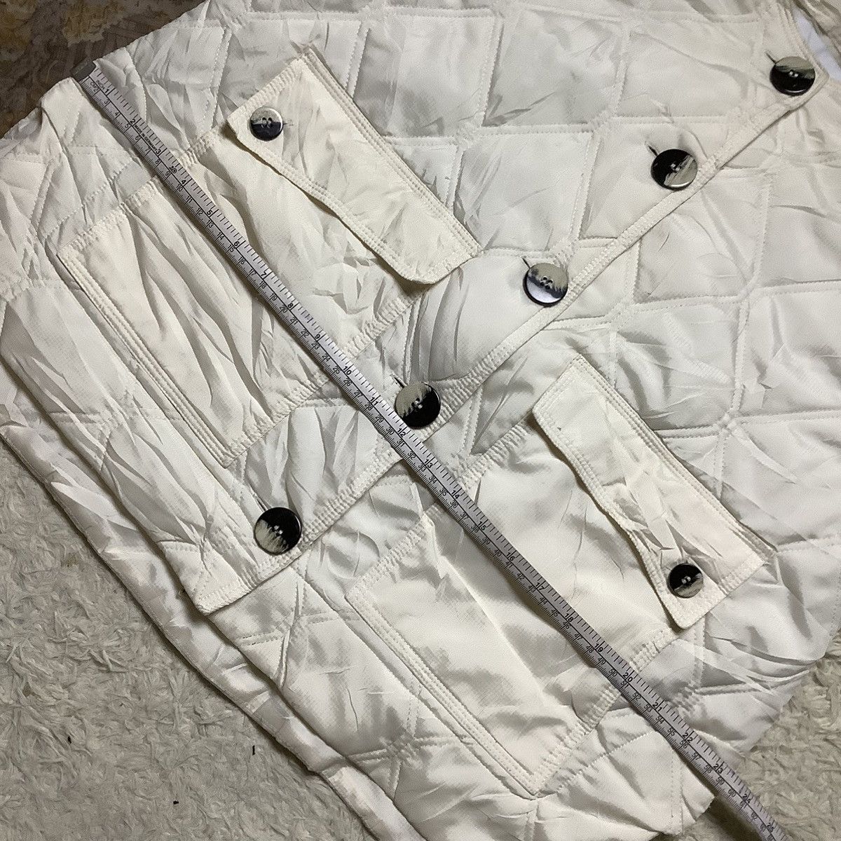Ganni GANNI Detachable-Collar Ruffled Quilted Jacket size 34 Size XS / US 0-2 / IT 36-38 - 15 Thumbnail