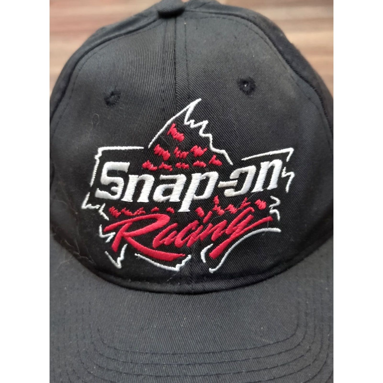 Vintage VINTAGE Snap-on Racing Adjustable Hat Choko Motorsports Black Mens Adjustable Snapback Black Hat Size ONE SIZE - 2 Thumbnail