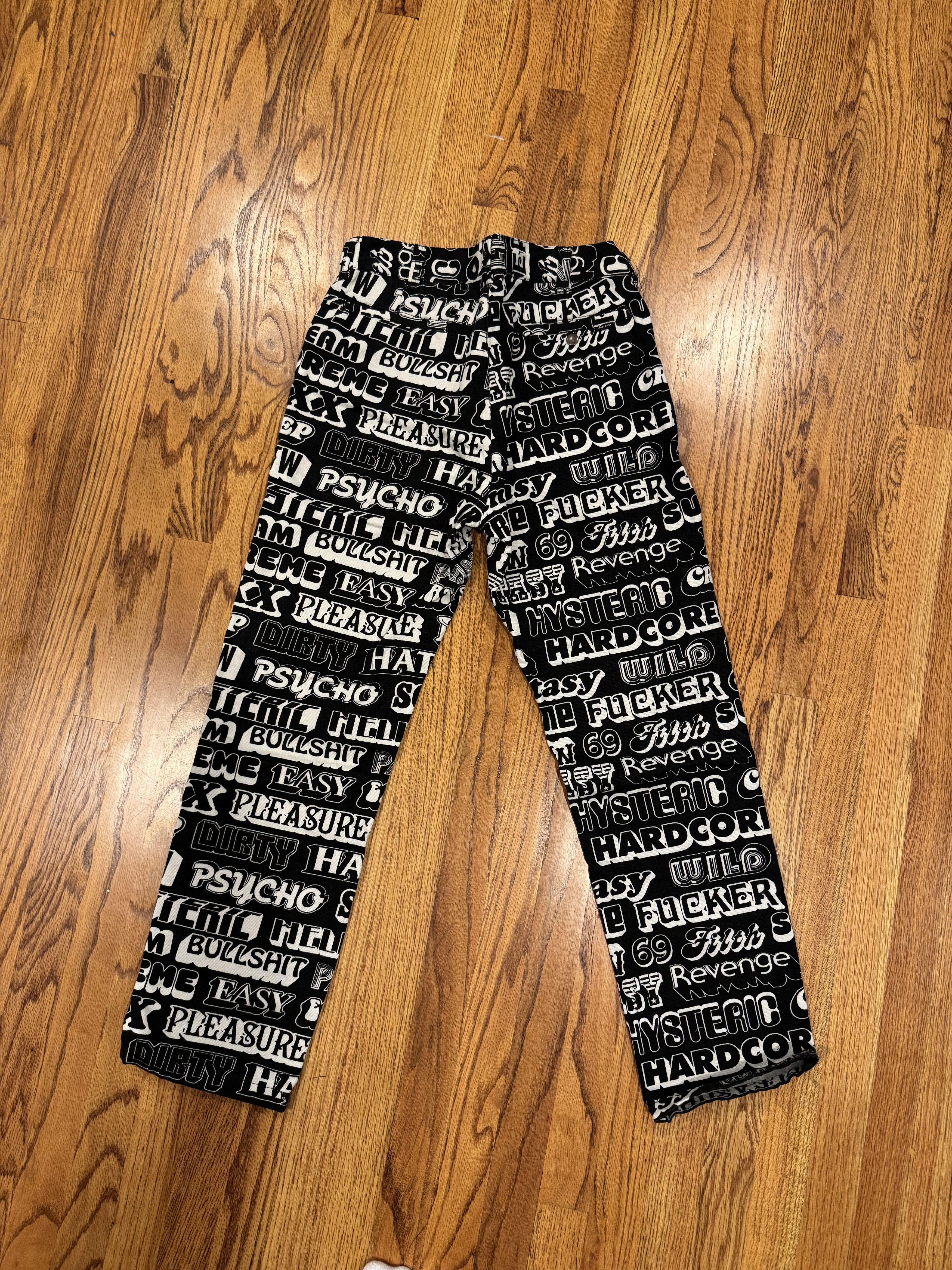 Supreme Supreme Hysteric Glamour “Fuck You” Work Pants Size US 30 / EU 46 - 5 Thumbnail
