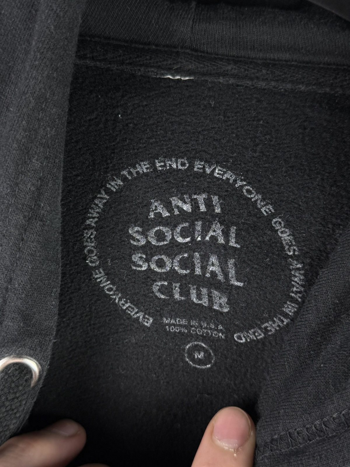 Anti Social Social Club Anti Social Social Club Sugar Hill Hoodie Black Size US M / EU 48-50 / 2 - 8 Thumbnail