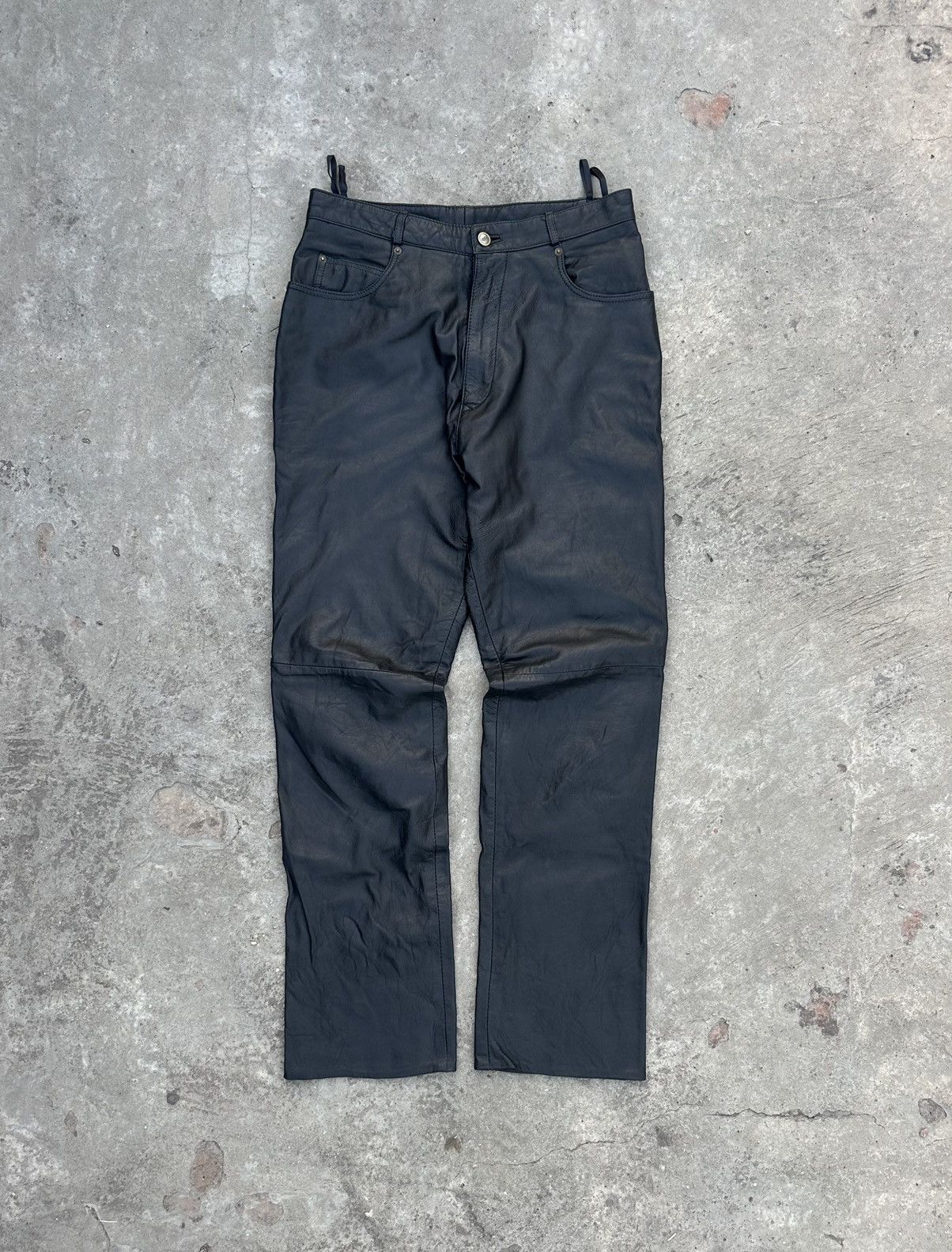 Genuine Leather Y2K Yessica Genuine Leather Pants Size US 31 - 1 Thumbnail