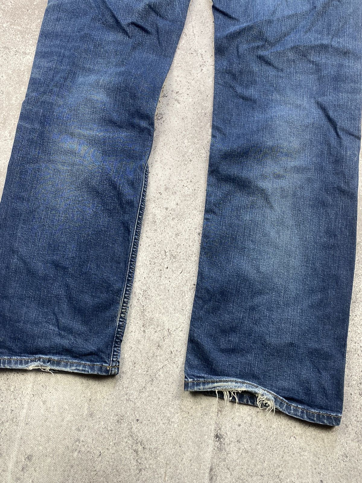 Diesel Vintage Diesel Jeans Big Logo Distressed Baggy japanese 90s Size US 36 / EU 52 - 7 Thumbnail