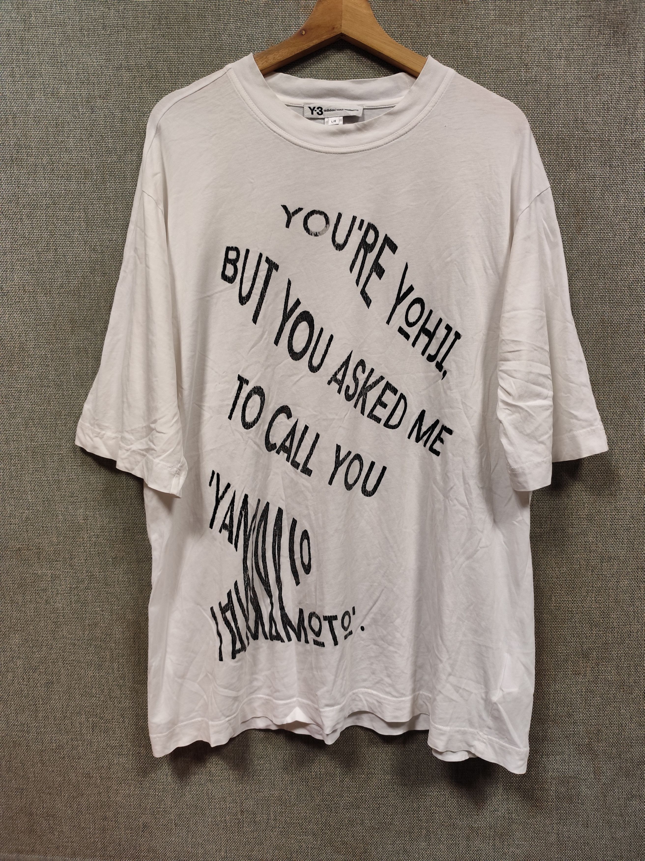 Adidas × Y-3 × Yohji Yamamoto Adidas Y-3 Yohji Yamamoto Oversized Shirt Size US L / EU 52-54 / 3 - 1 Thumbnail