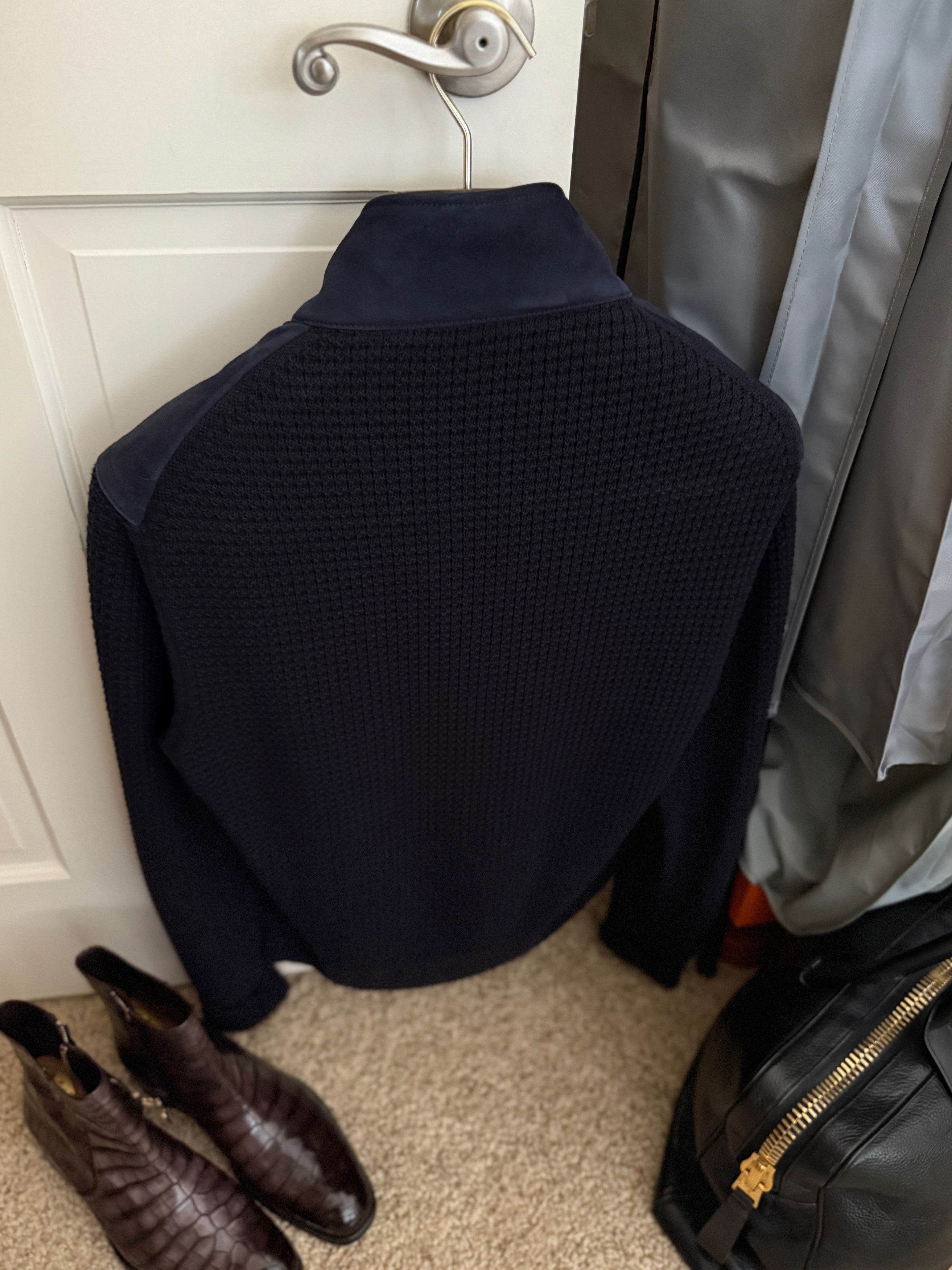 Tom Ford Ultimate TOM FORD $6,300 w/tax Suede Complex Waffle Knit Size US M / EU 48-50 / 2 - 11 Thumbnail