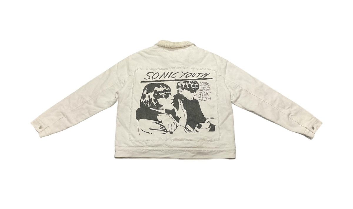 Hysteric Glamour × If Six Was Nine × Japanese Brand 🔥 Rare Archived Sonic Youth Denim Fur Jacket Size US L / EU 52-54 / 3 - 3 Thumbnail