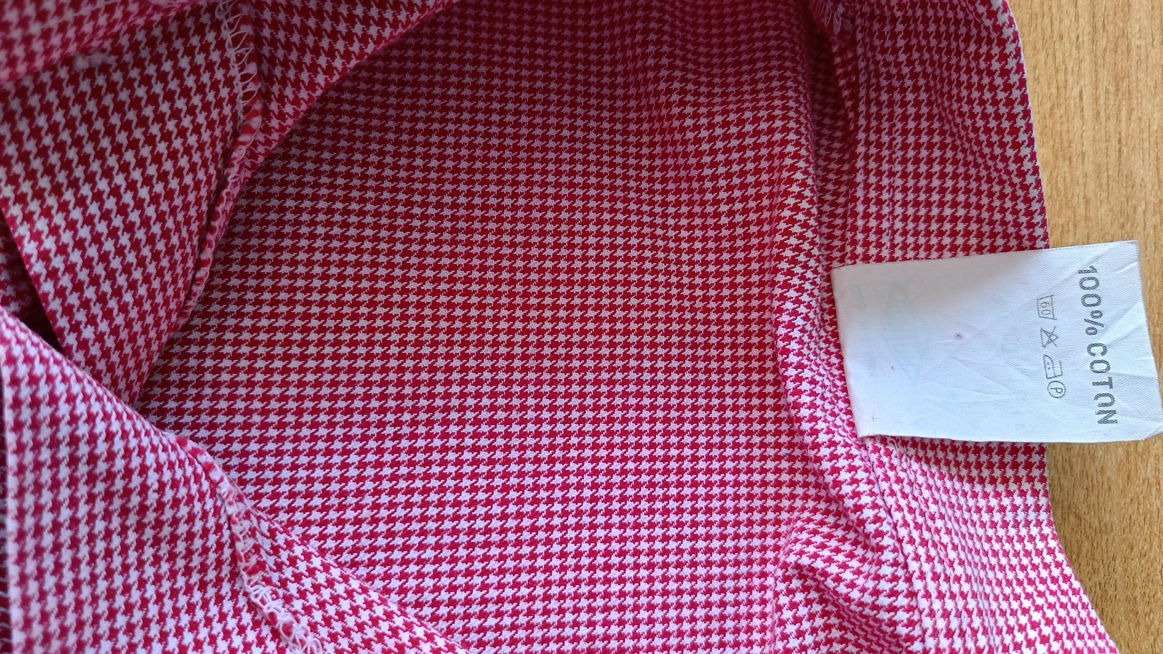 Danton DANTON France red Houndstooth jacket small Size US S / EU 44-46 / 1 - 12 Thumbnail