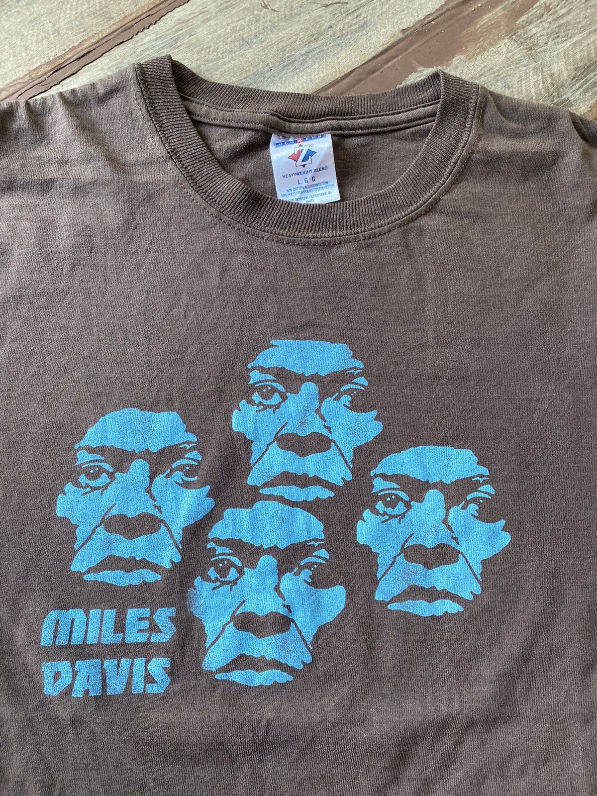 Band Tees Miles Davis Vintage T Shirts Size US M / EU 48-50 / 2 - 2 Thumbnail