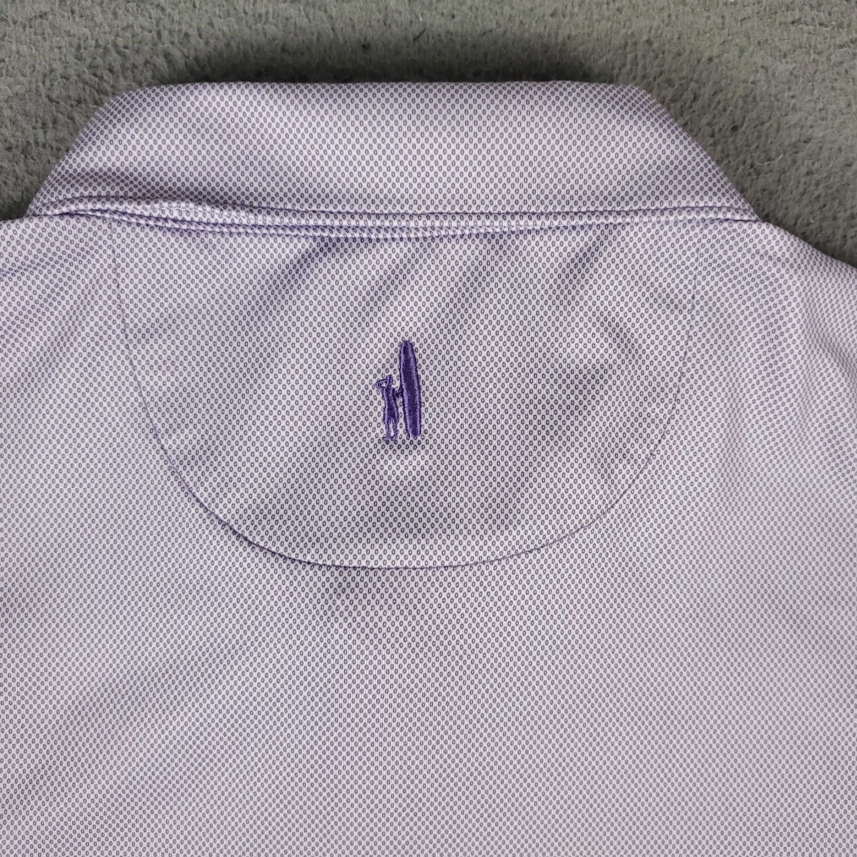 johnnie-O johnnie-O Polo Shirt Mens 2XL Purple Polyester Golf Short Sleeve Size US XXL / EU 58 / 5 - 4 Thumbnail
