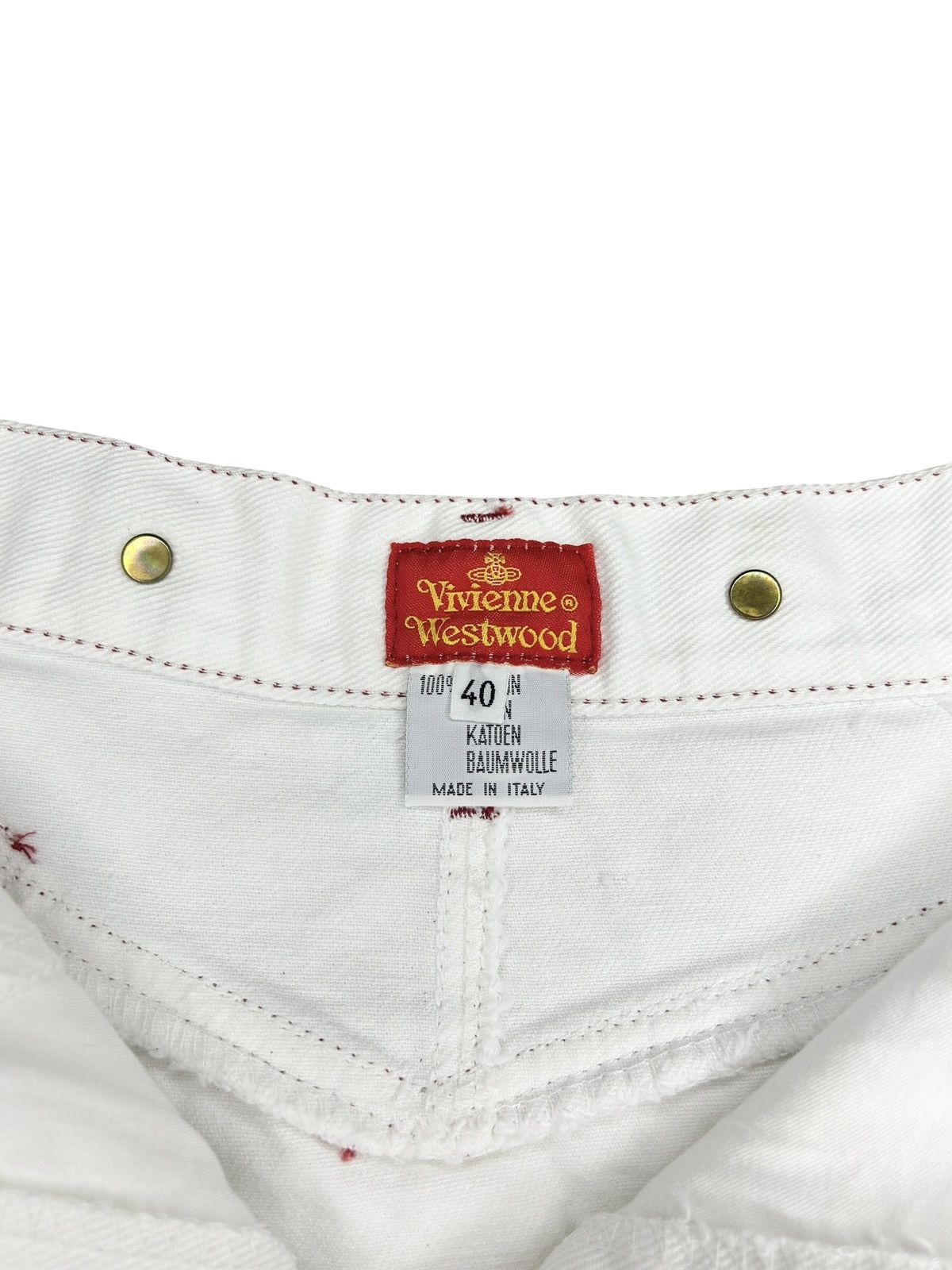 Vivienne Westwood S/S 94 Denim Mini Skirt Size 27" / US 4 / IT 40 - 7 Thumbnail
