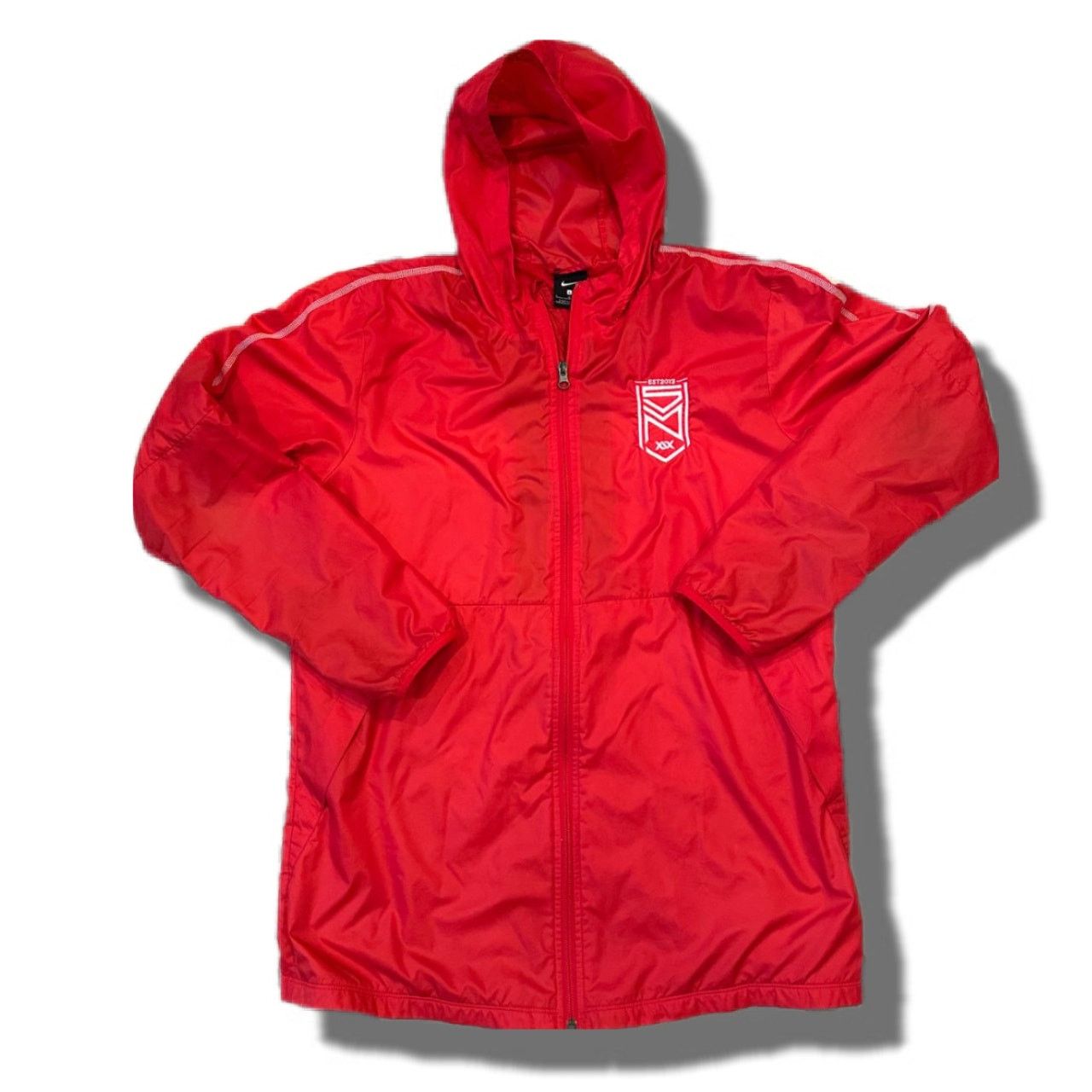 Nike Red Nike Mens Large Windbreaker Size US L / EU 52-54 / 3 - 1 Thumbnail