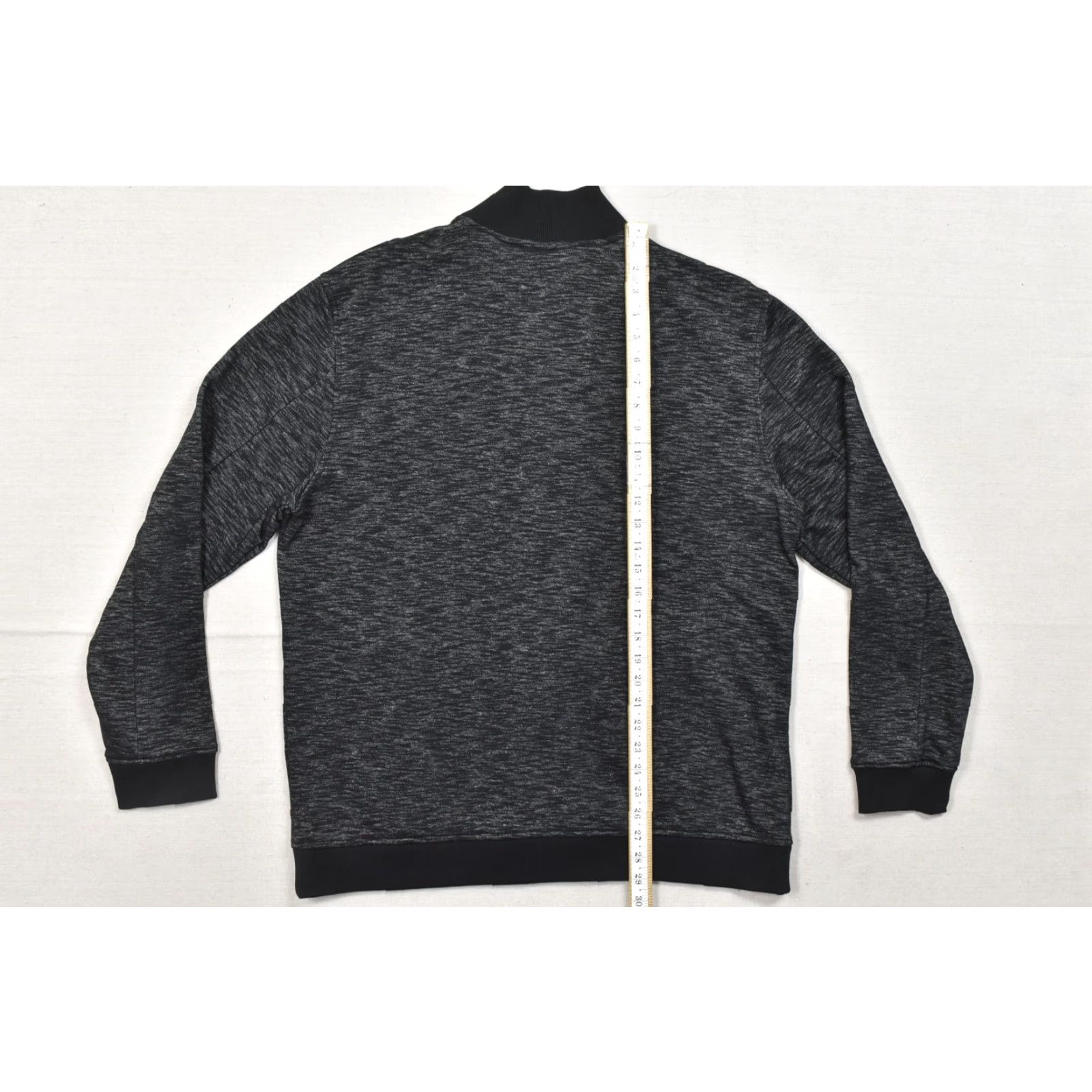 Calvin Klein Calvin Klein Jacket XL Men Full Zip Space Dye Bomber Black Gray Size US XL / EU 56 / 4 - 4 Thumbnail