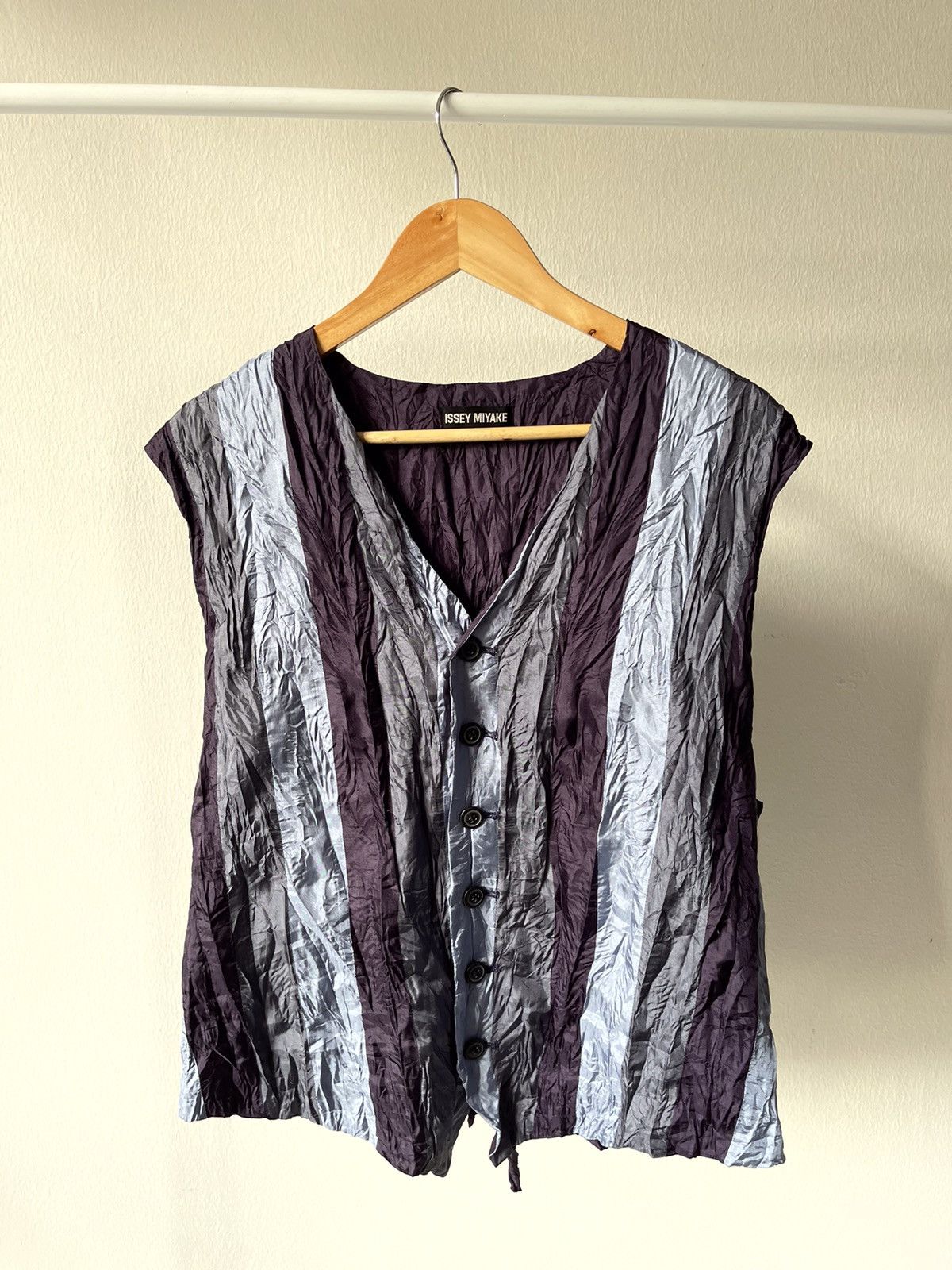 Issey Miyake 2000s Issey Miyake Vest Size US L / EU 52-54 / 3 - 6 Thumbnail