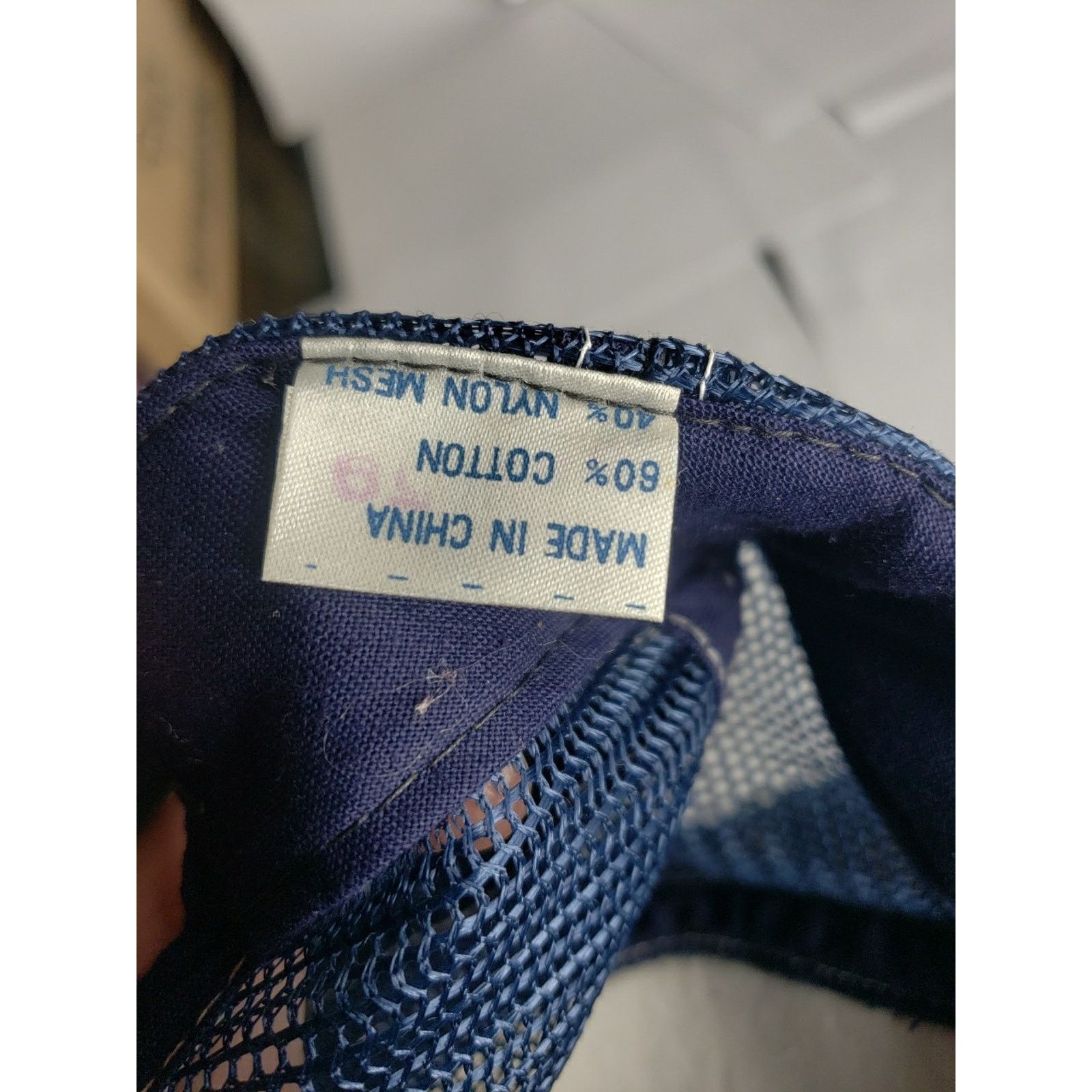 Other 80s 90s Strongpanel Trucker Hat Farm Ranch Build Denim Like Size ONE SIZE - 8 Thumbnail
