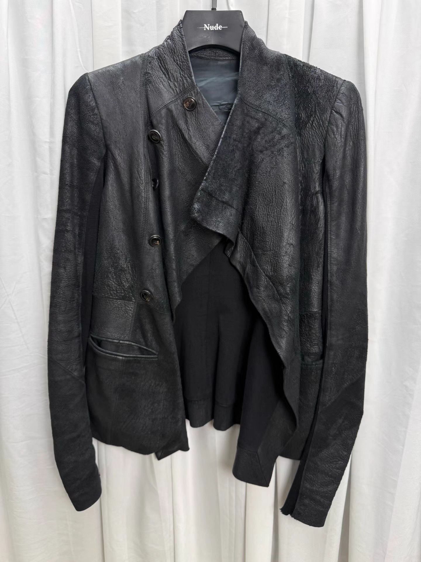 Rick Owens Rick Owens Suede Distressed Jacket K20 Size XS / US 0-2 / IT 36-38 - 1 Thumbnail