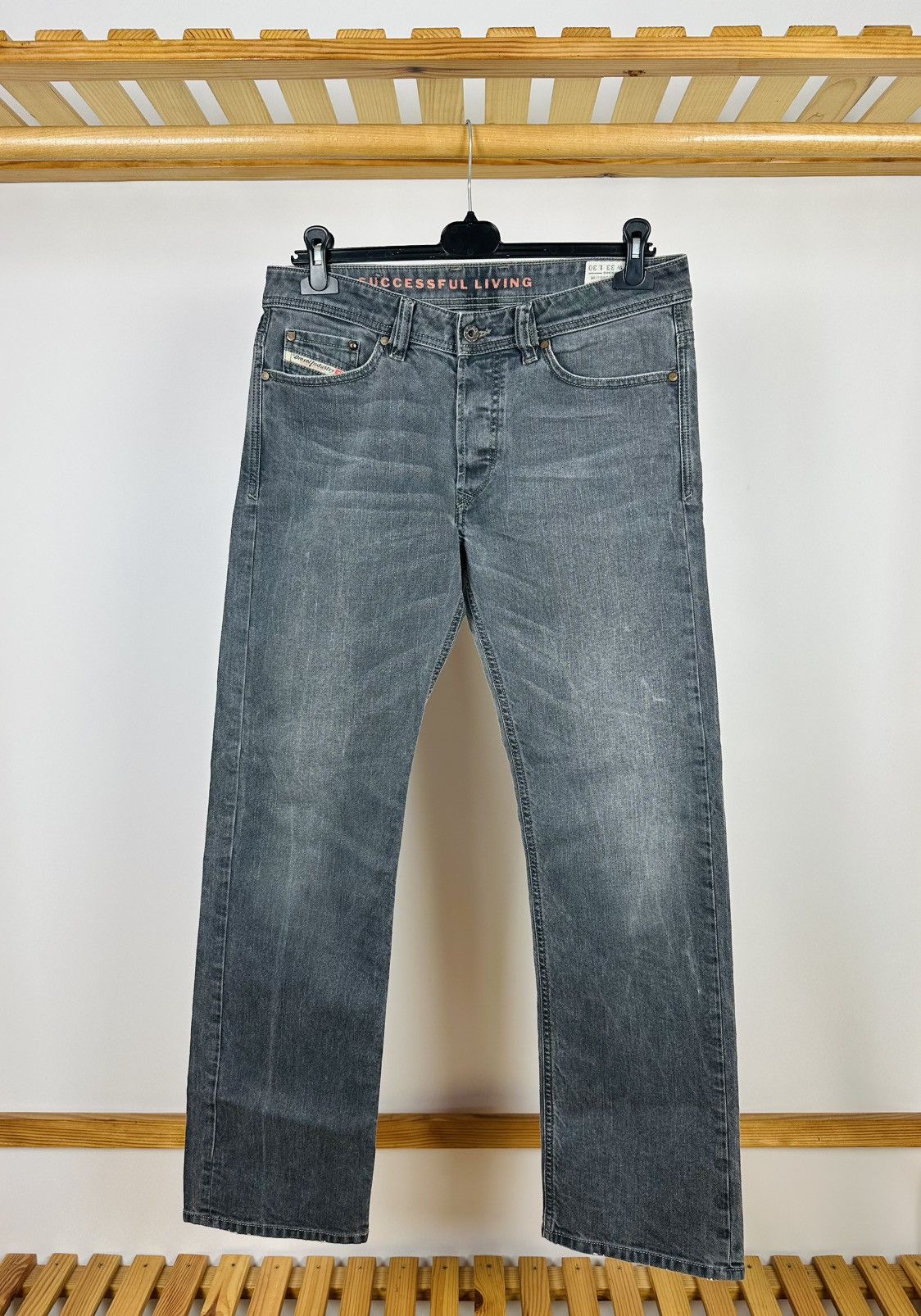 Diesel Vintage Diesel Denim Gray Jeans Size 33 Size US 33 - 1 Thumbnail
