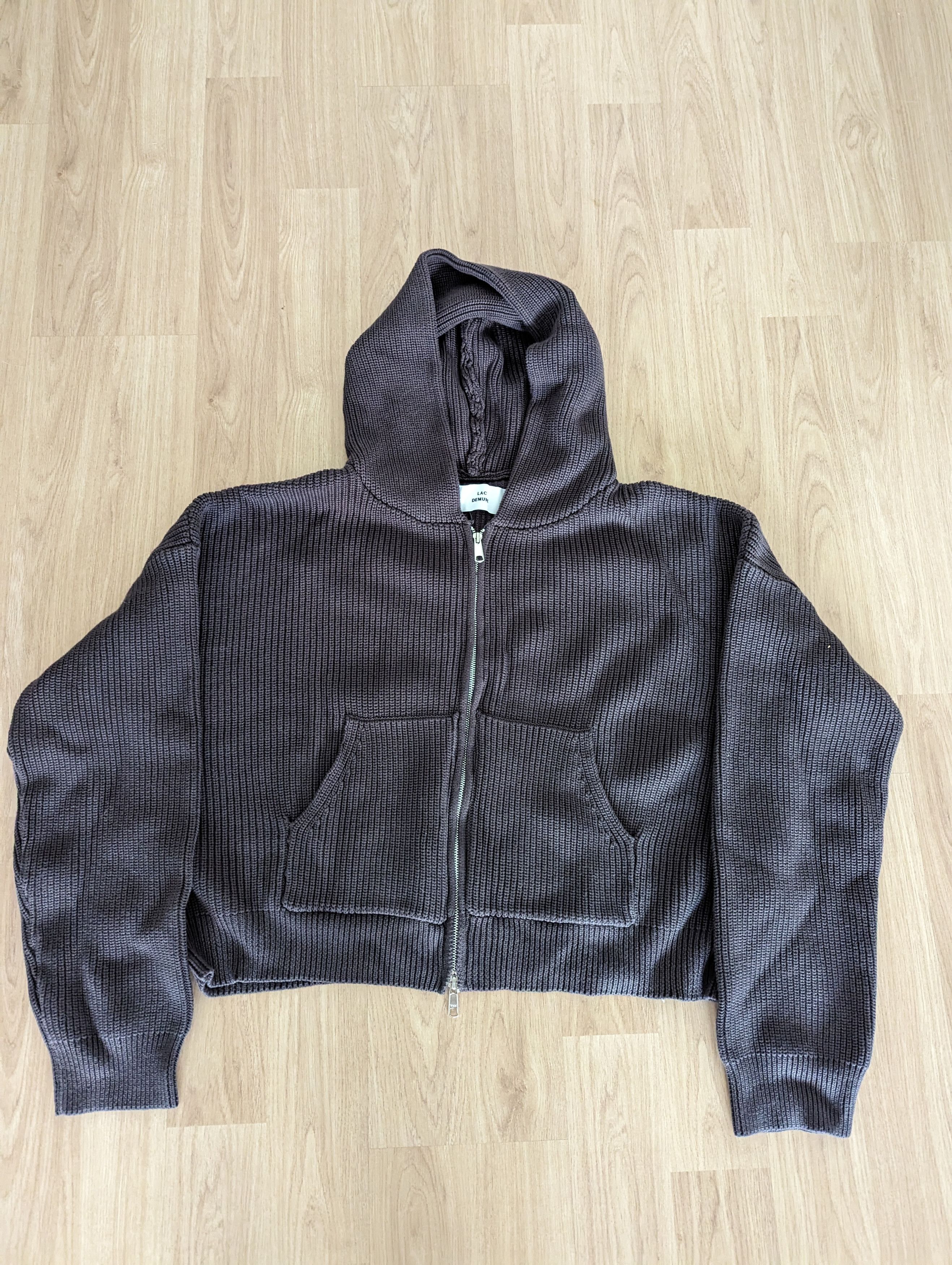 image of Lac Demure Fisherman Zip Up in Graphite, Men's (Size Medium)