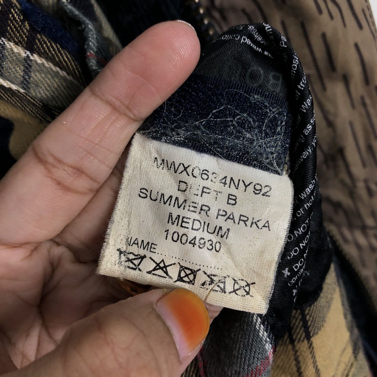 Barbour 📌Vintage Wax Jacket Barbour England Oilskin Blanket Tartan Size US M / EU 48-50 / 2 - 23 Thumbnail