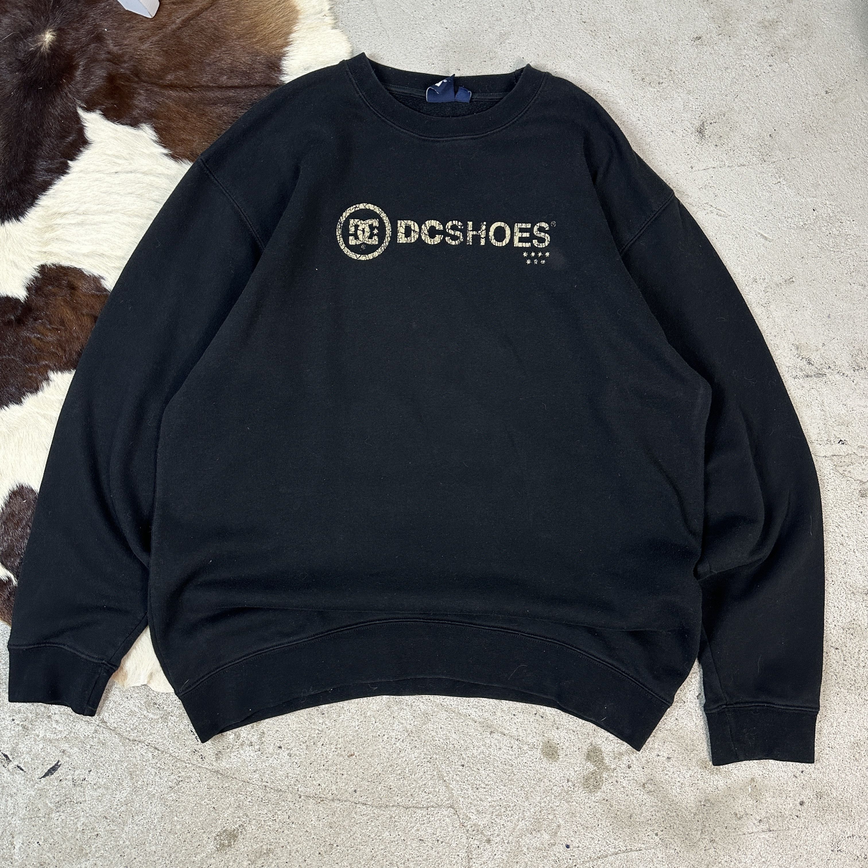 Vintage DC Shoes Jumper Size US L / EU 52-54 / 3 - 2 Thumbnail