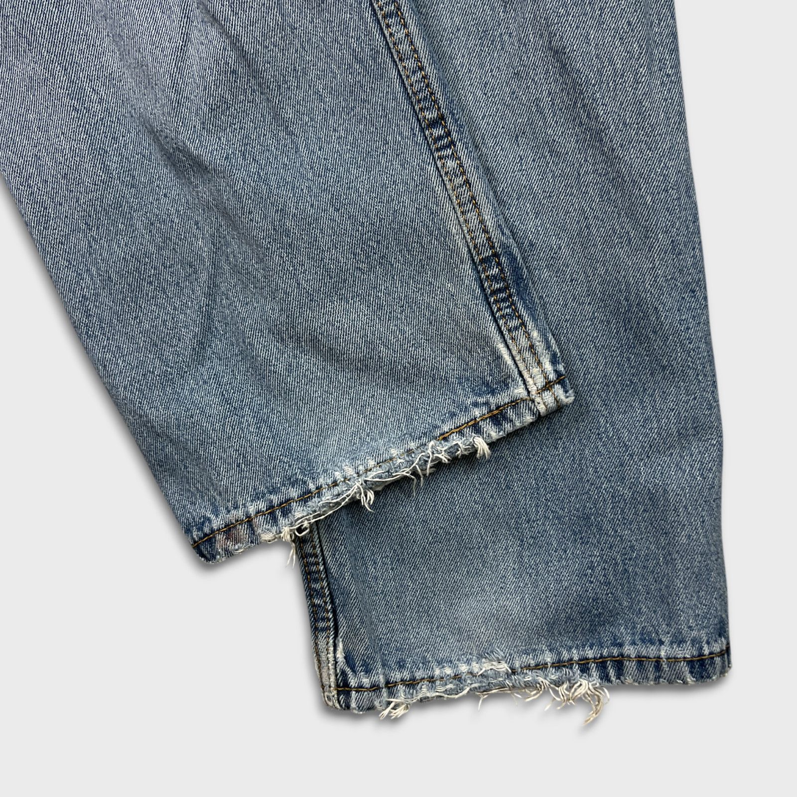Levi's × Vintage Levi's 516 Jeans 34x32 Straight Leg Distressed Denim Pants Size US 34 / EU 50 - 9 Thumbnail
