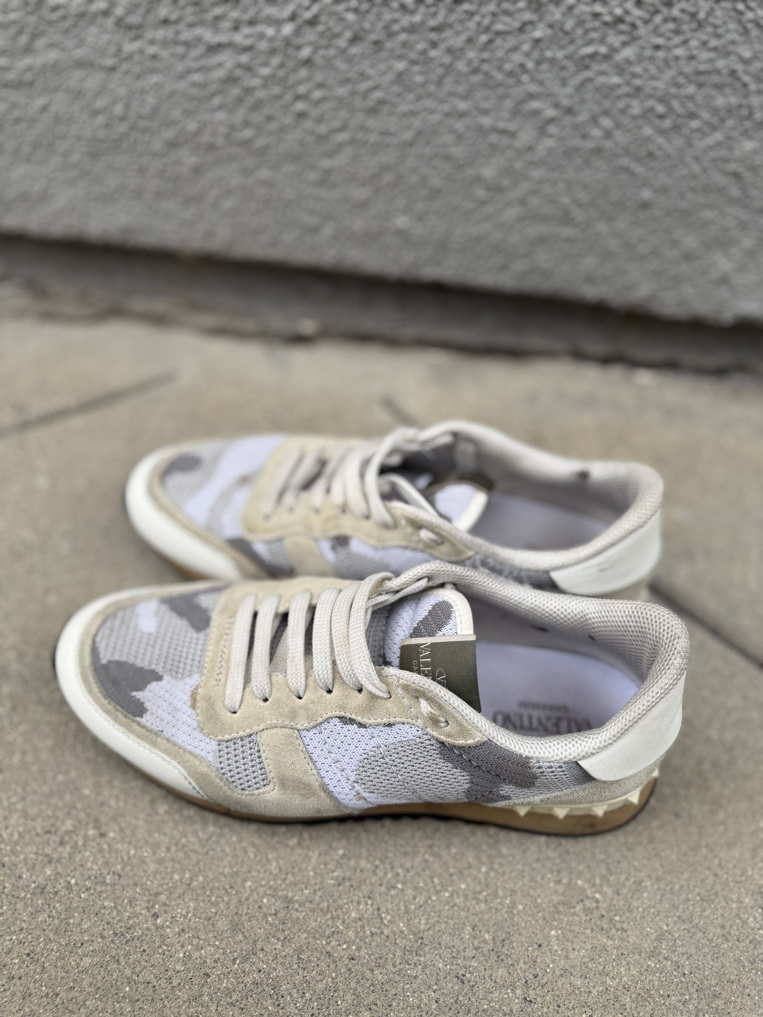 Valentino Valentino Rockrunner 'White Camo' Size US 10 / EU 43 - 3 Thumbnail