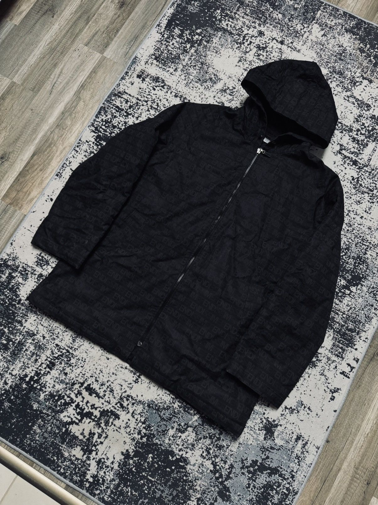 Fendi Fendi Monogram Rain coat black M vintage Size US M / EU 48-50 / 2 - 2 Thumbnail
