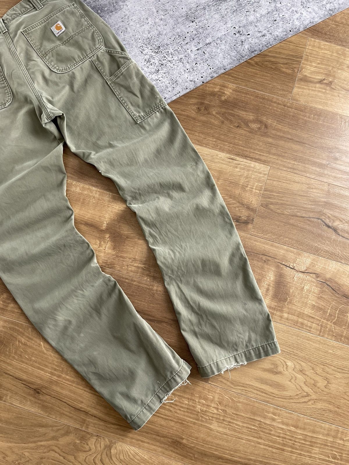 Carhartt × Vintage Vintage Carhartt Y2K Single Knee Carpenter Distressed Pants Size US 33 - 18 Thumbnail