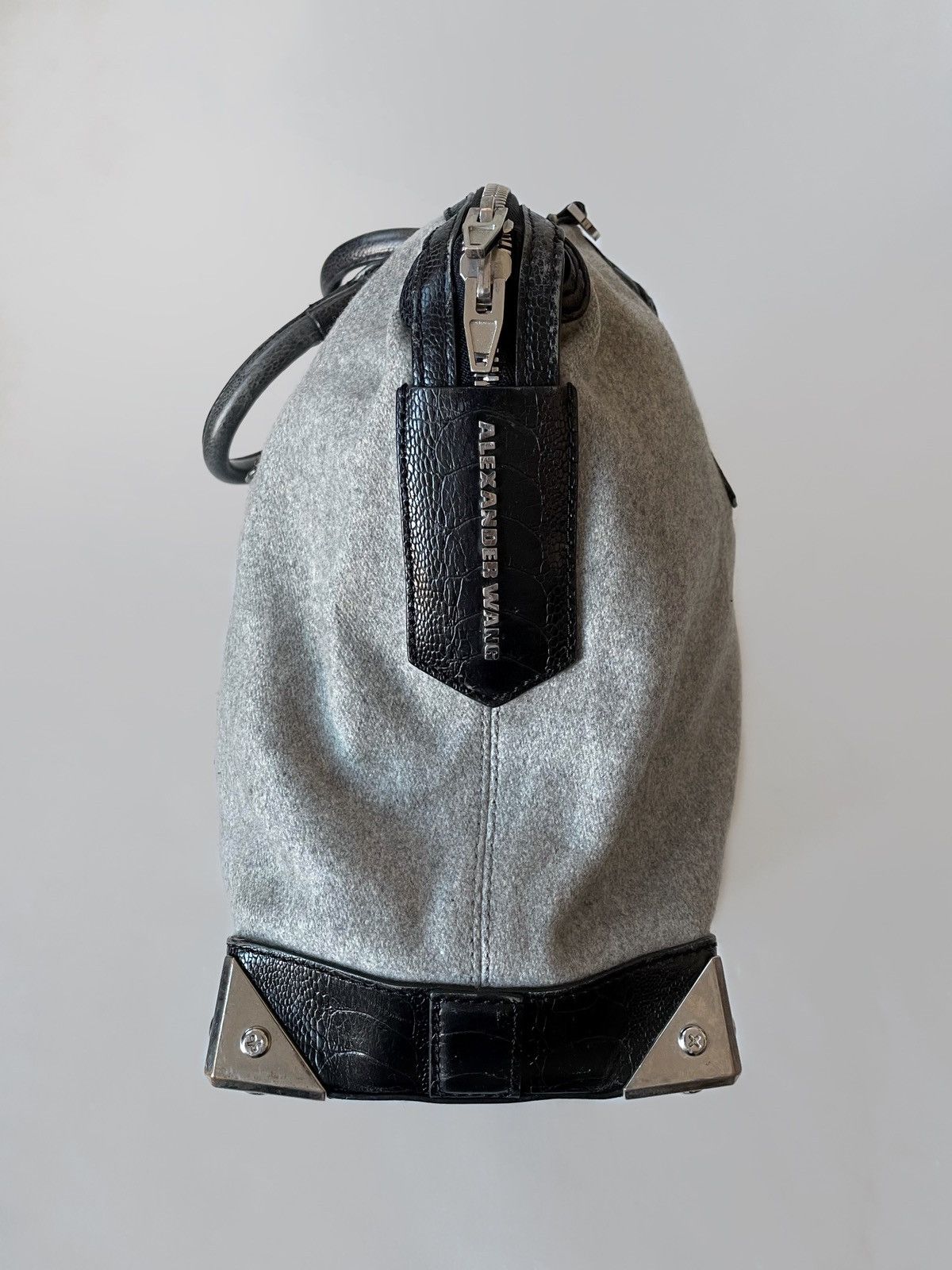 Alexander Wang Alexander Wang “Emile” Wool/leather Handbag Bag Size ONE SIZE - 3 Thumbnail