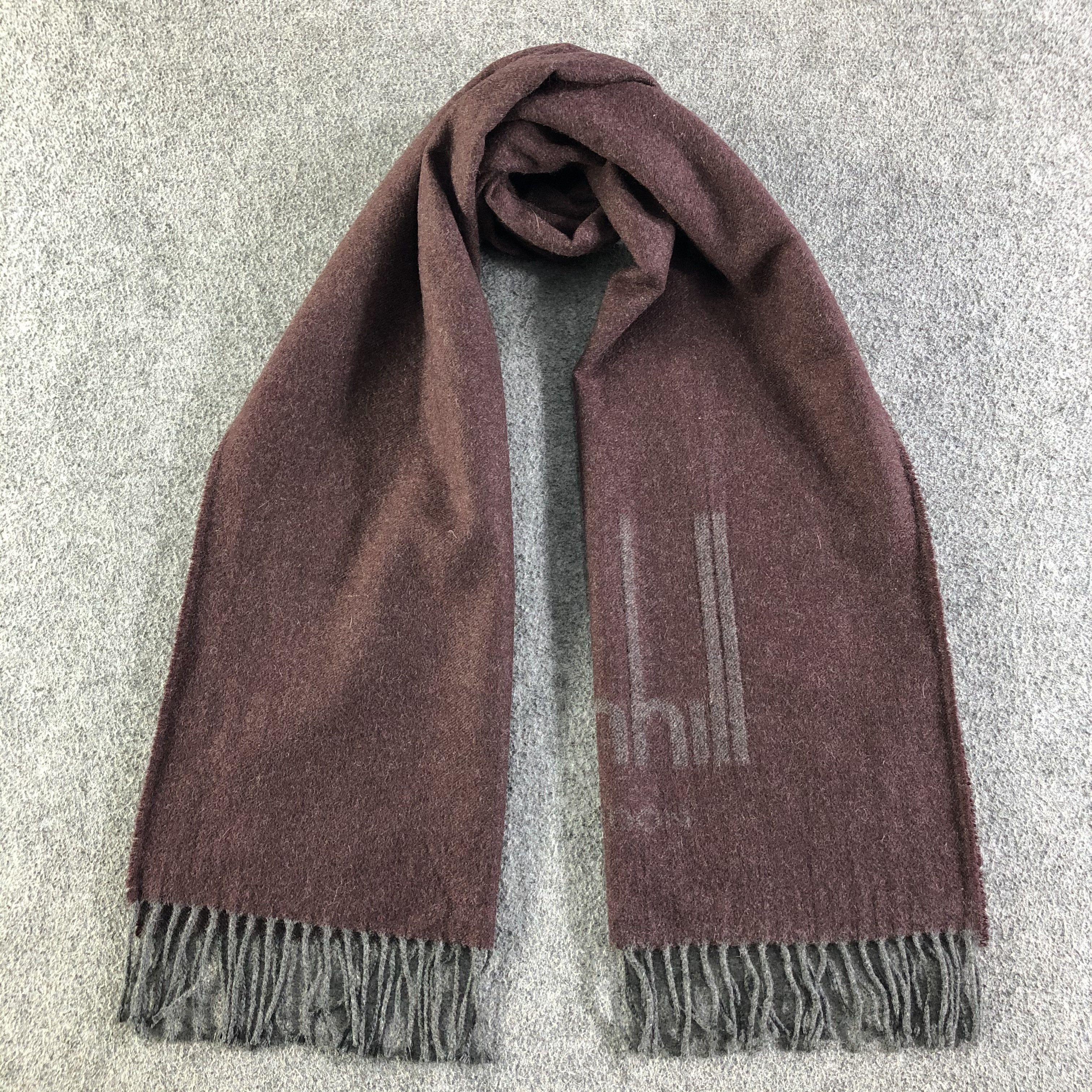 Alfred Dunhill Alfred Dunhill Cashmere Scarf / Muffler / Neckwear Size ONE SIZE - 1 Thumbnail