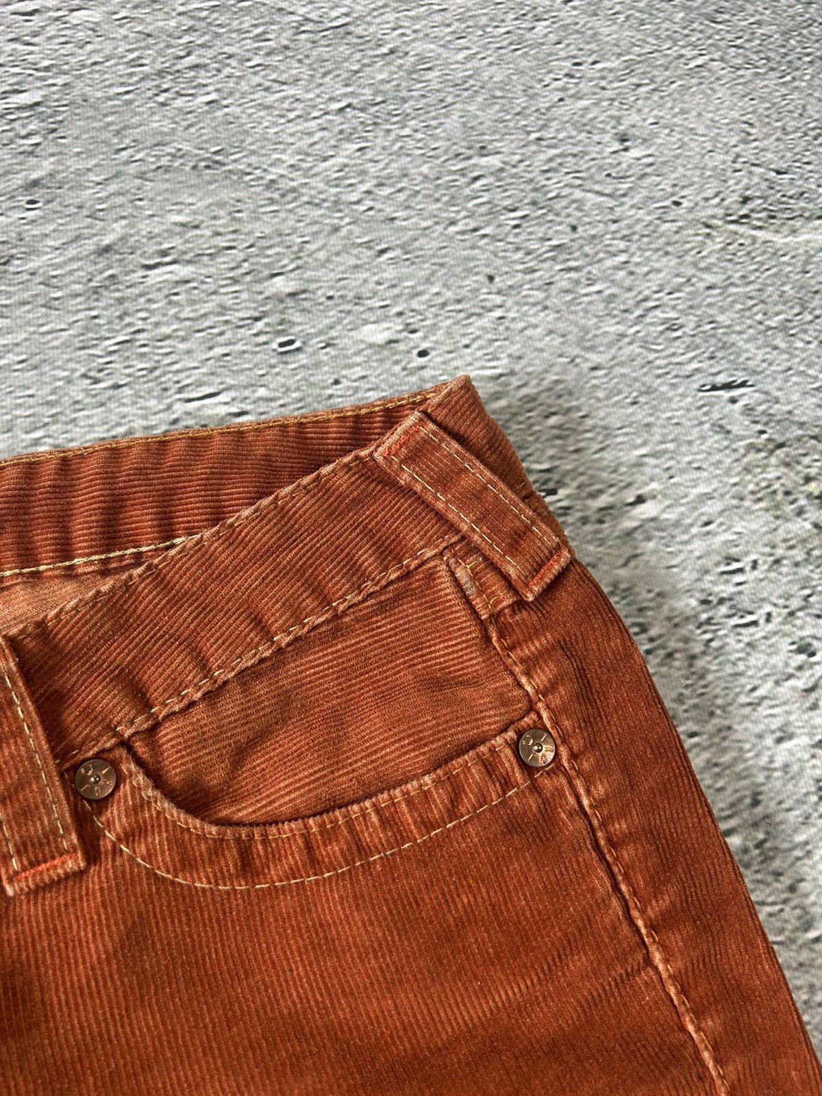 True Religion × Vintage True Religion Joey jeans vintage cords corduroy pants flared Size US 32 / EU 48 - 9 Thumbnail