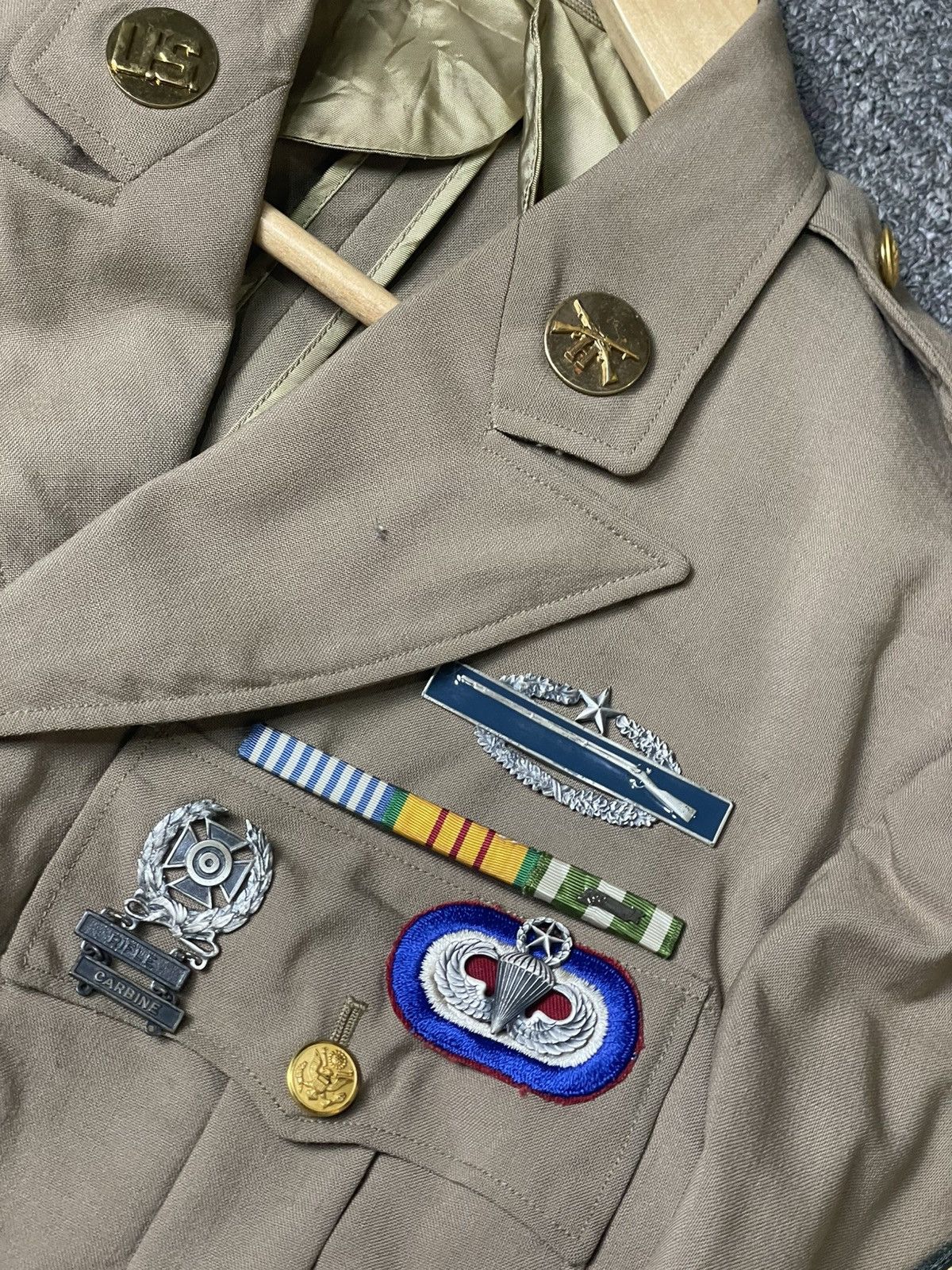 Japanese Brand × Vintage Army Officers Uniform Jacket (107) Size US XXS / EU 40 - 6 Thumbnail