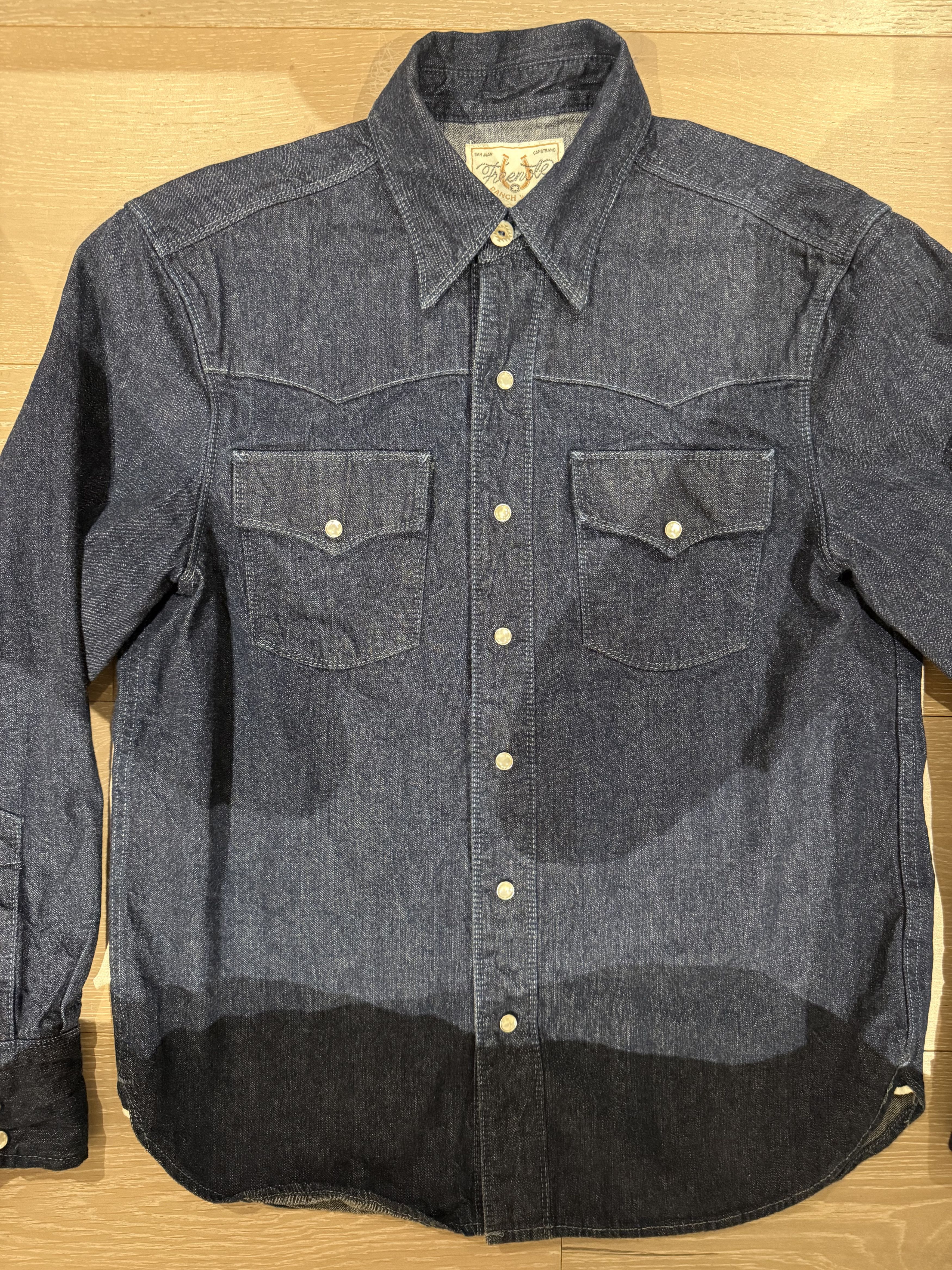 Freenote Cloth 💚 Freenote Cloth 11 Ounce 1900s Selvedge Denim Western NEW Size US M / EU 48-50 / 2 - 10 Thumbnail