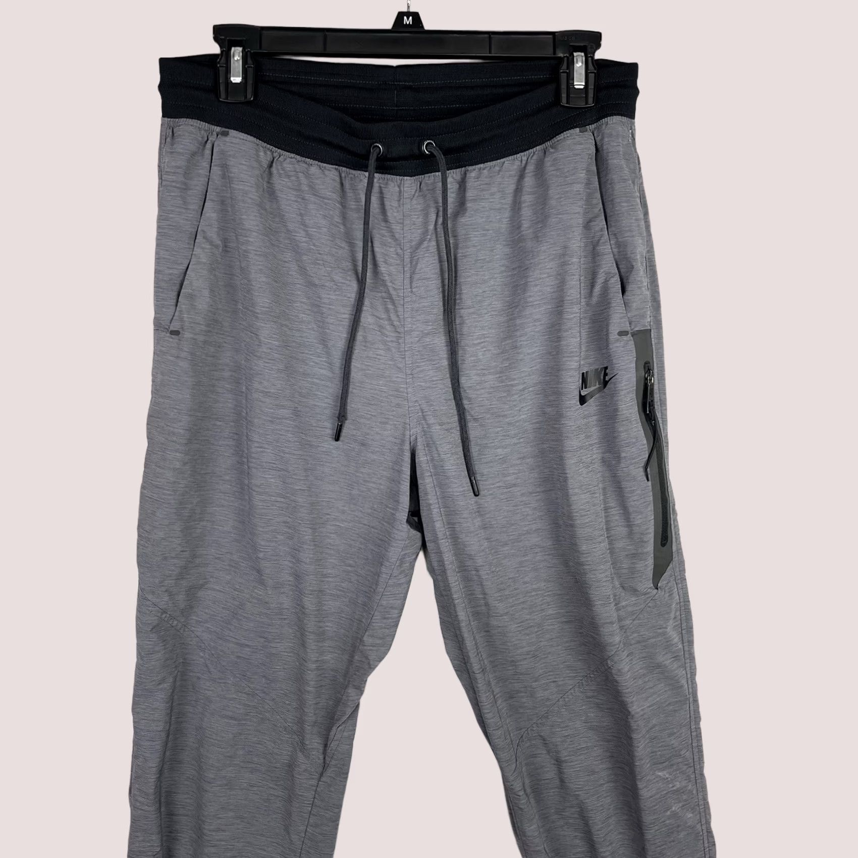 Nike Nike Joggers Womens Medium Bonded Woven Pants Tapered Sportswear Grey Size 32" / US 10 / IT 46 - 1 Thumbnail