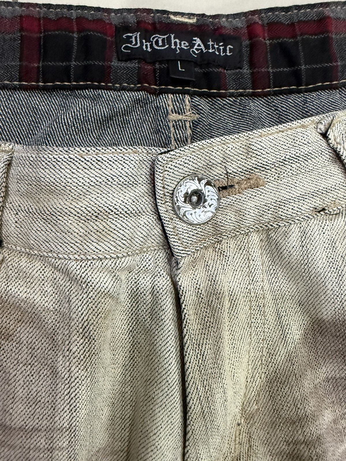 In The Attic Vintage In the attic japan punk design distressed jeans Size US 32 / EU 48 - 8 Thumbnail