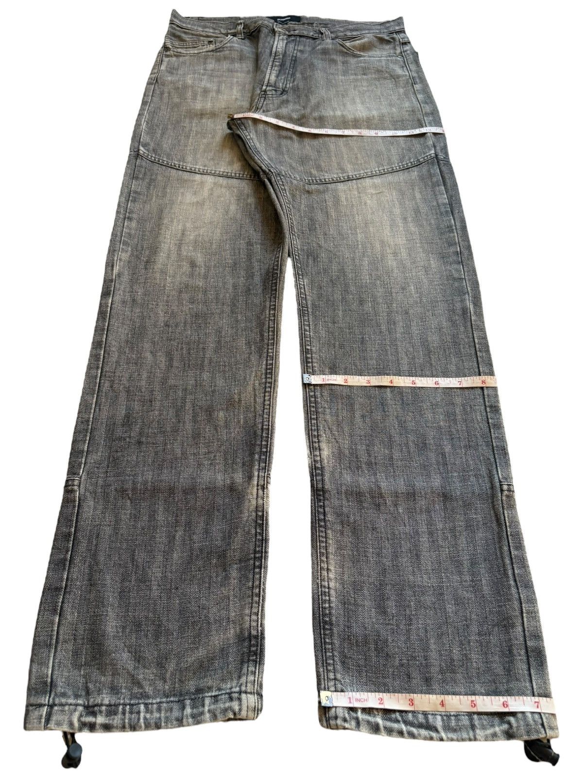 Japanese Brand Vintage Japanese Brand Mud Wash Tactical Distressed Jeans Size US 32 / EU 48 - 15 Thumbnail