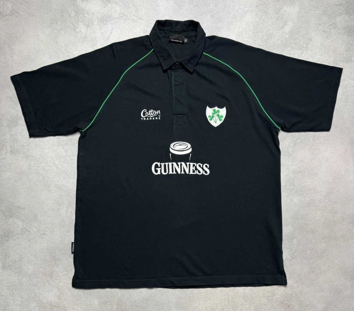 Cotton Traders Ireland Rugby Shirt Jersey Cotton Traders Guinness Size US XL / EU 56 / 4 - 1 Thumbnail