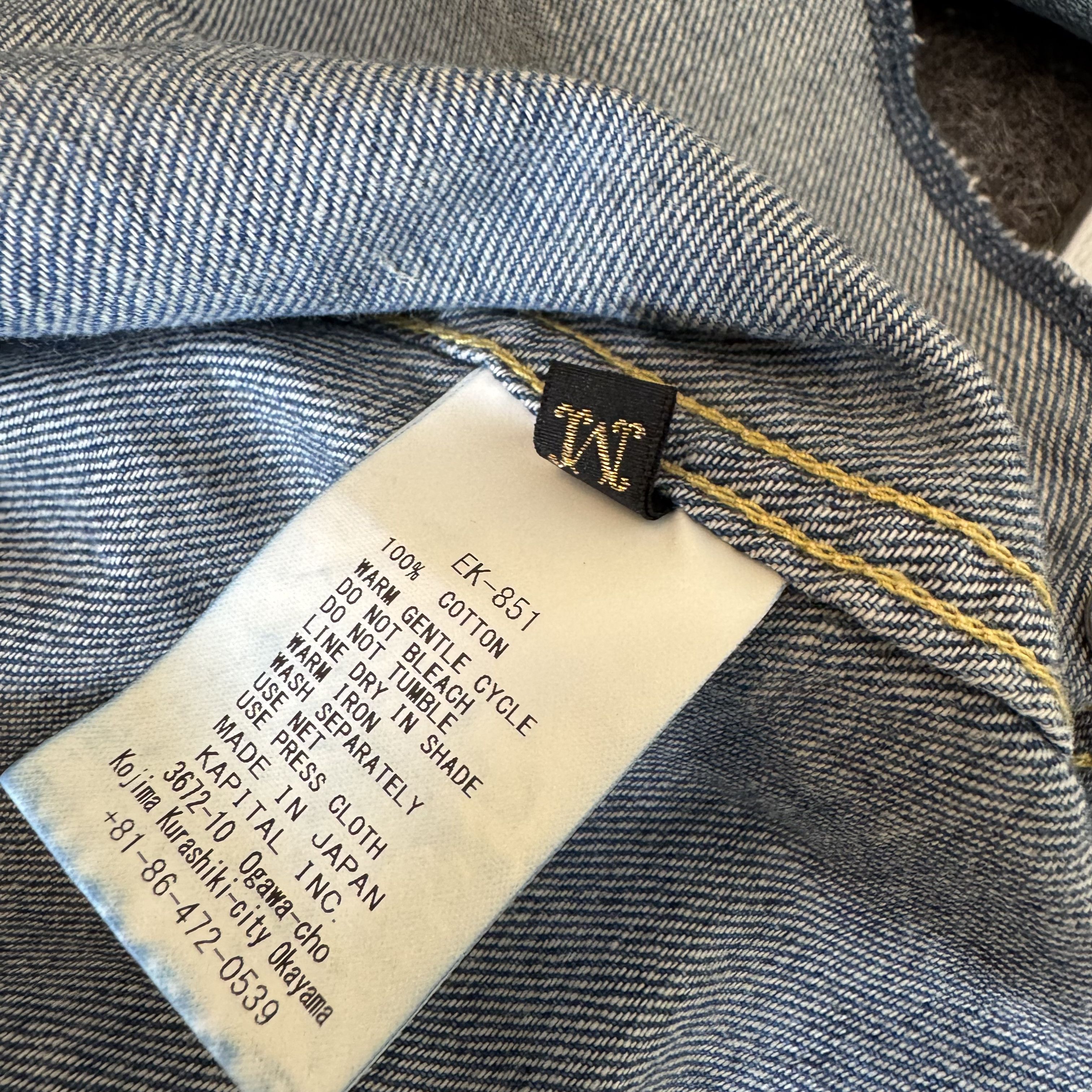 Kapital Kapital Sukiyaki Denim Shirt Size US M / EU 48-50 / 2 - 15 Thumbnail