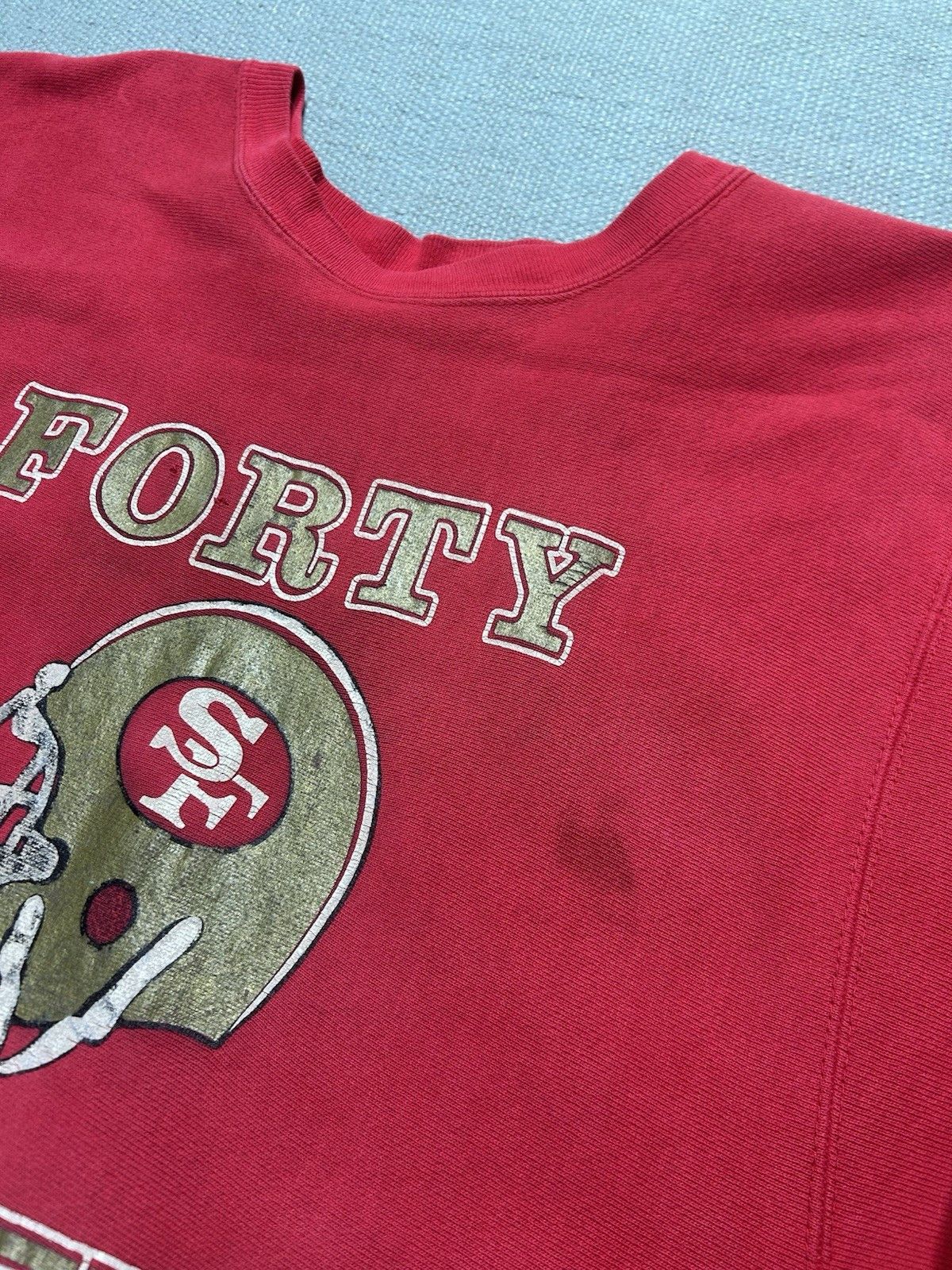 Vintage Vtg Camber sweatshirt San Francisco 49ers helmet large Size US L / EU 52-54 / 3 - 10 Thumbnail