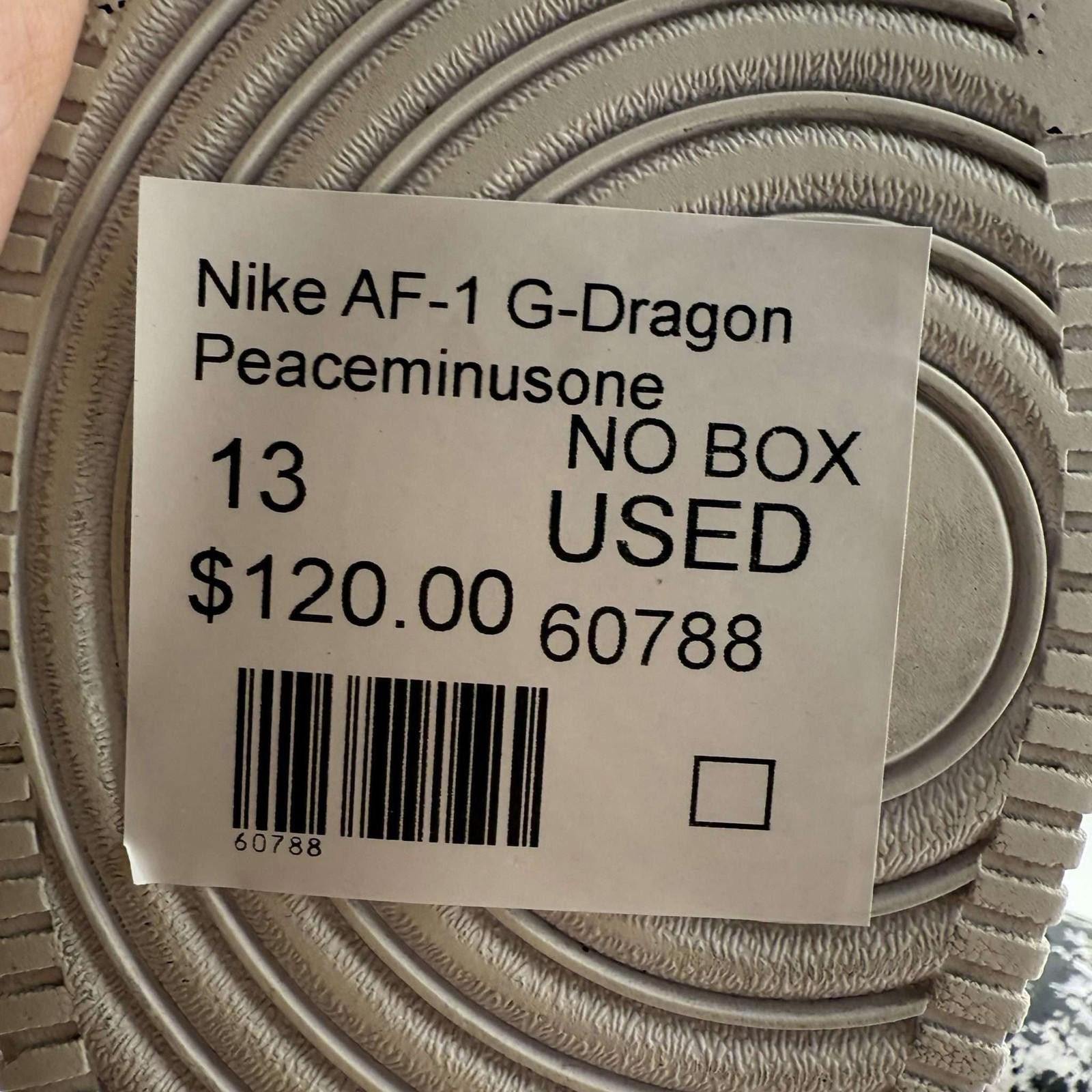 Nike og Nike AF-1 G-Dragon Peaceminusone US 13 Used No Size US 13 / EU 46 - 8 Thumbnail