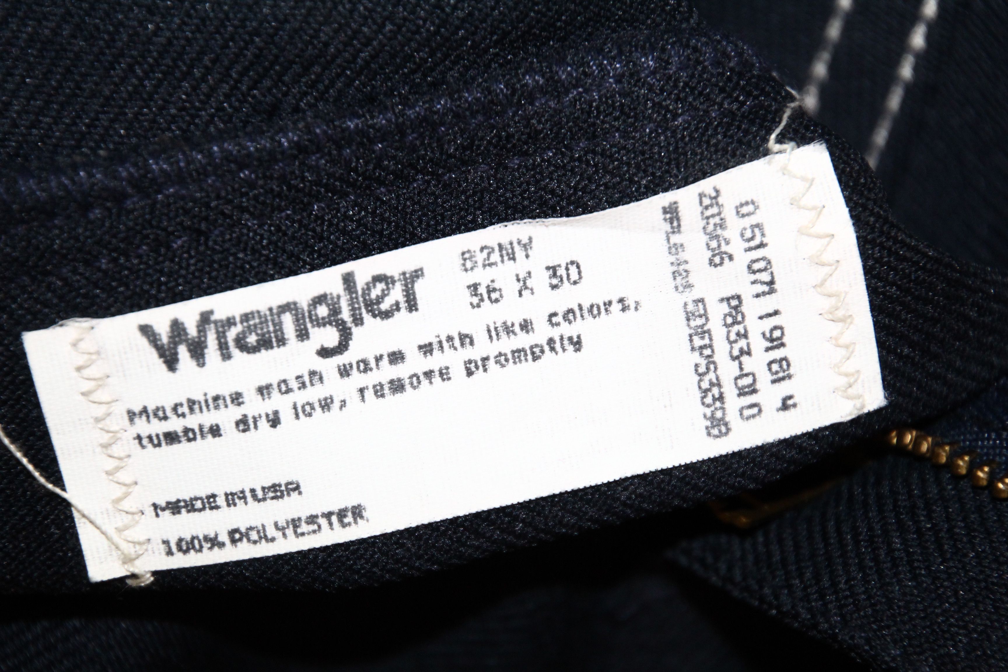 Wrangler VTG🔥80's Wrangler Wide Leg Western Bootcut Polyester Slacks Size US 35 - 2 Thumbnail