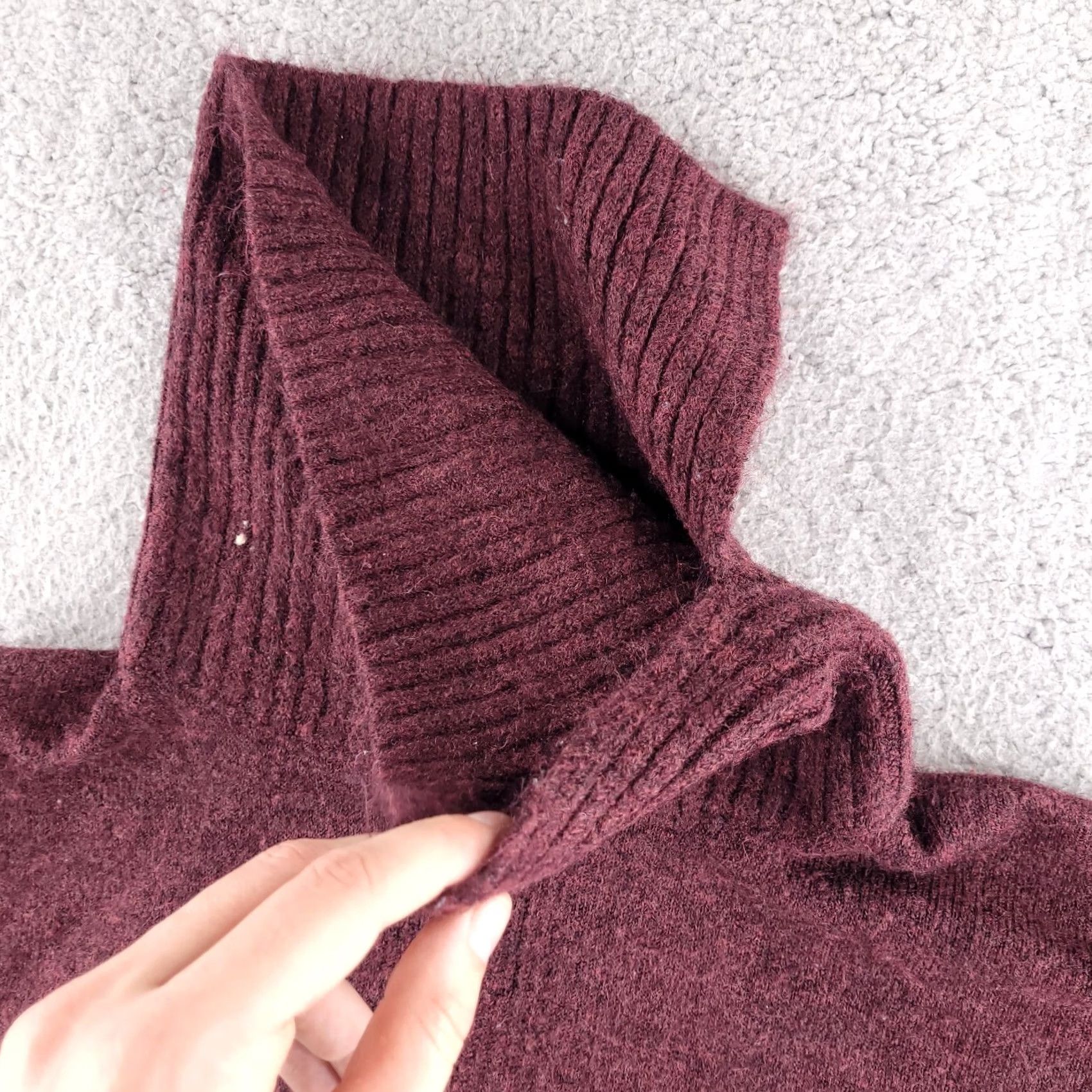 Banana Republic Banana Republic Sweater Womens Medium Red Turtleneck Knit Stretch Pullover Knitwear MensN/A Size M / US 6-8 / IT 42-44 - 5 Thumbnail