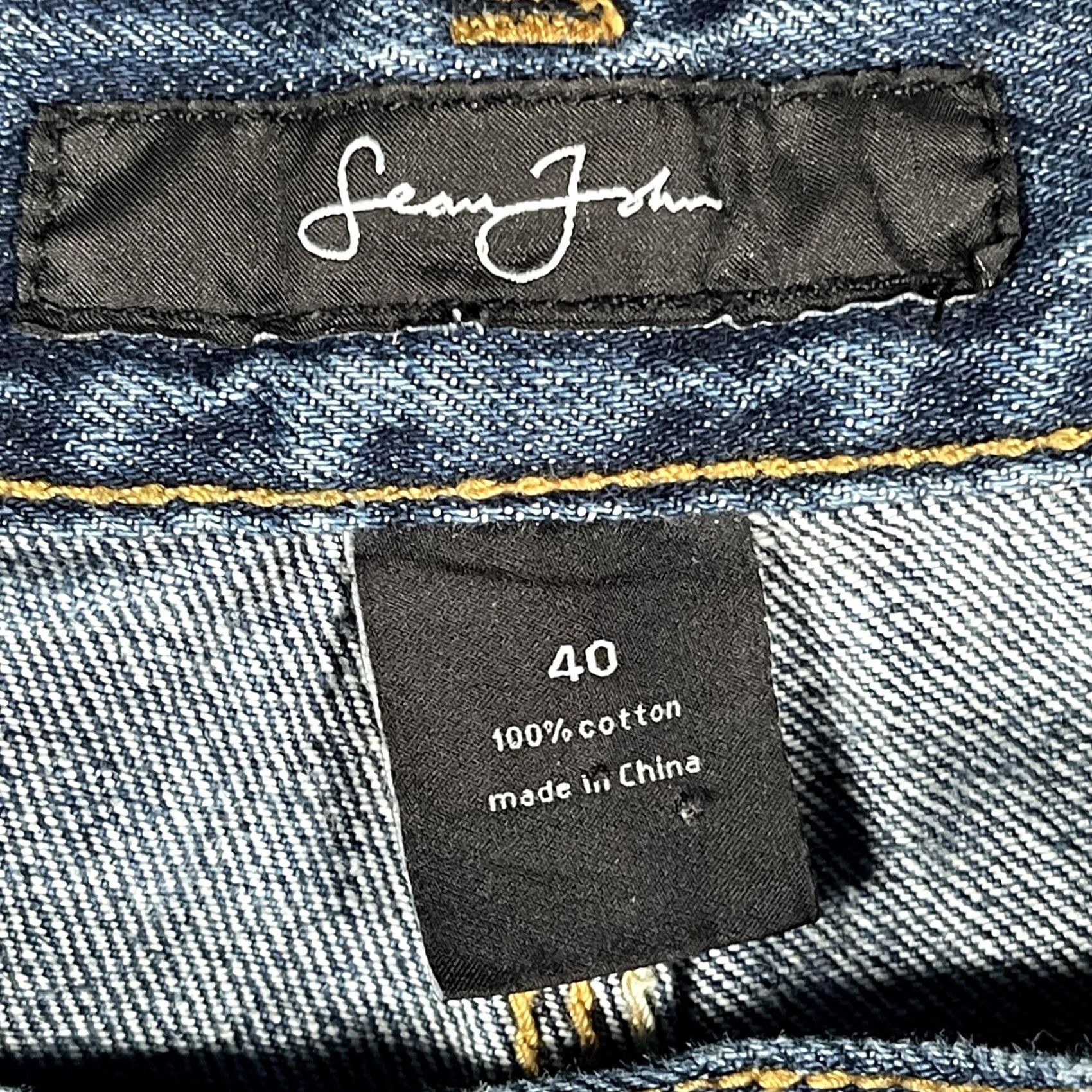 Sean John Sean John Pants Mens 40 Blue Jeans 40x31 Wash Straight Leg Regular Fit Denim Size US 40 / EU 56 - 7 Thumbnail