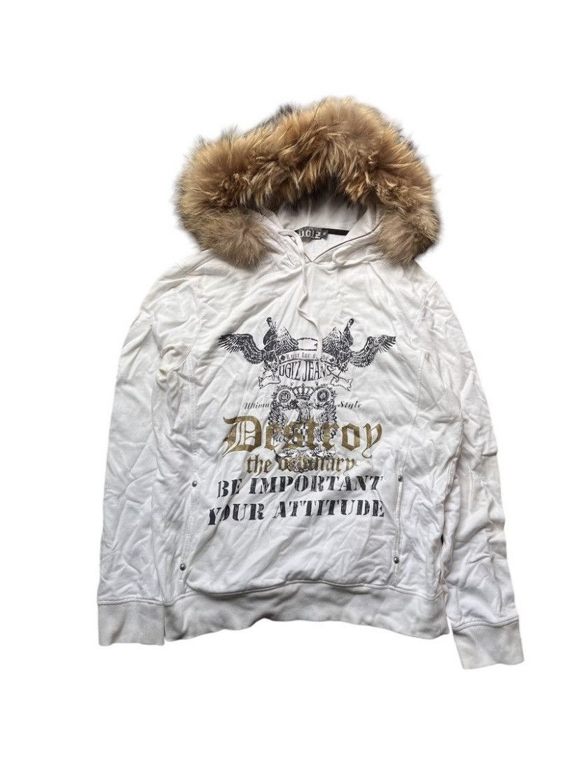 If Six Was Nine × Japanese Brand × Le Grande Bleu (L.G.B.) JAPANASE UGIZ FUR HOODIE Size US L / EU 52-54 / 3 - 1 Thumbnail