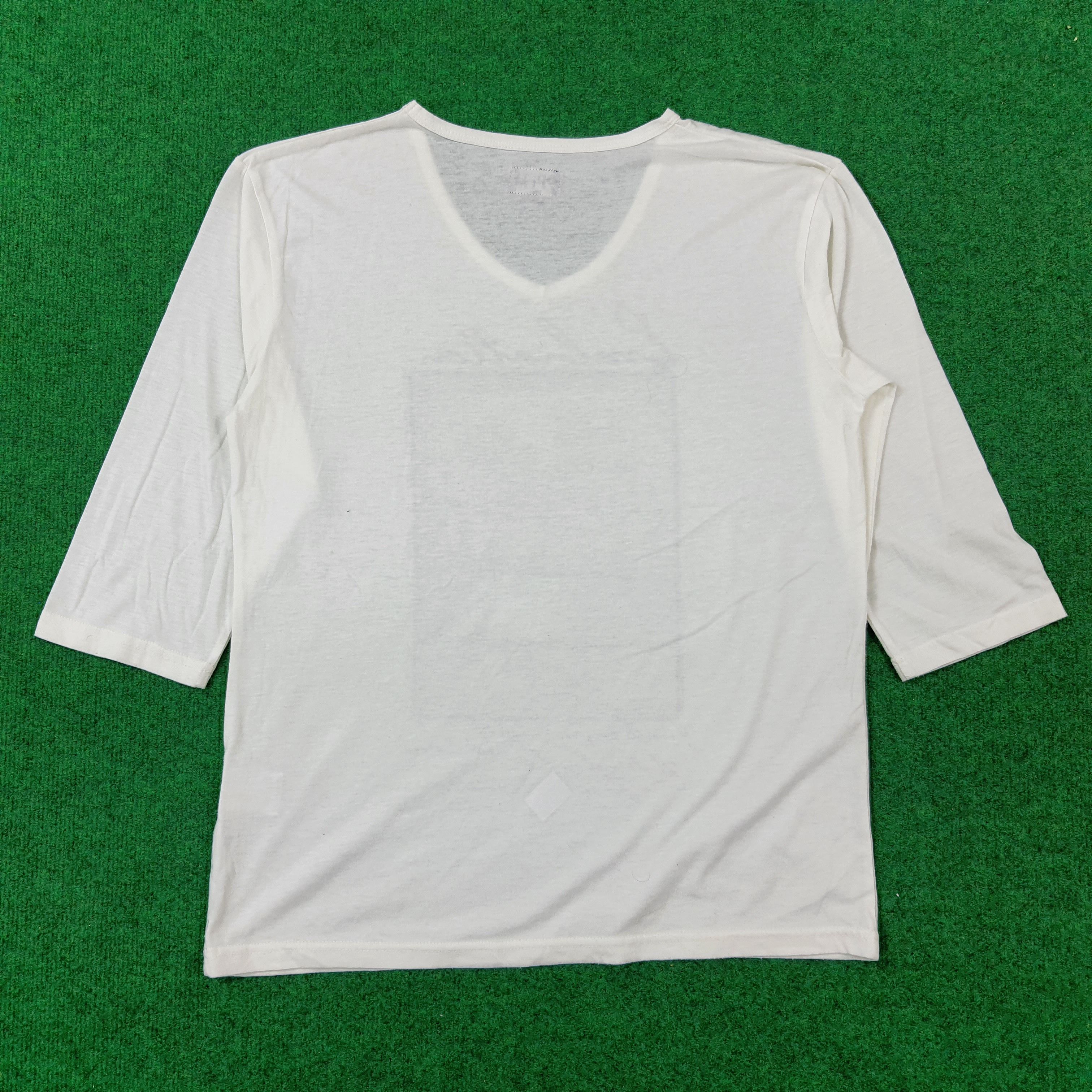 Japanese Brand × PPFM × Vintage Vintage PPFM Rock Japan Brand 3Q V Neck Tshirt C196N58 Size US M / EU 48-50 / 2 - 3 Thumbnail