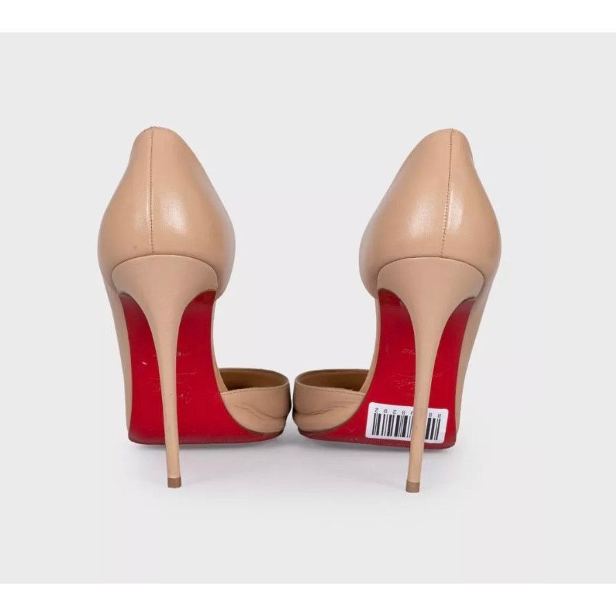 Christian Louboutin Christian Louboutin Culturella Beige Spike Pumps Sz.38 Size US 7 / IT 37 - 4 Thumbnail