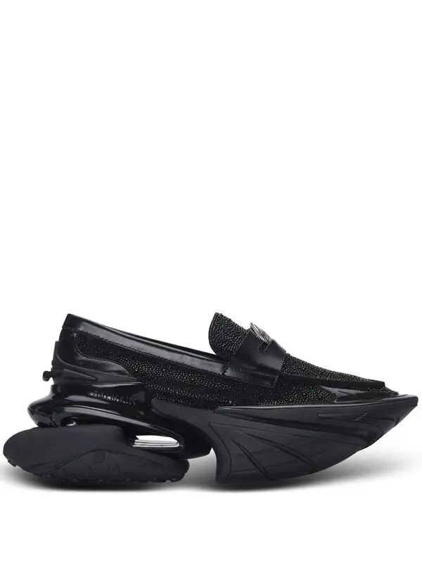 Balmain o1s1wg111225 Unicorn Loafers in Black Size US 10 / EU 43 - 1 Thumbnail