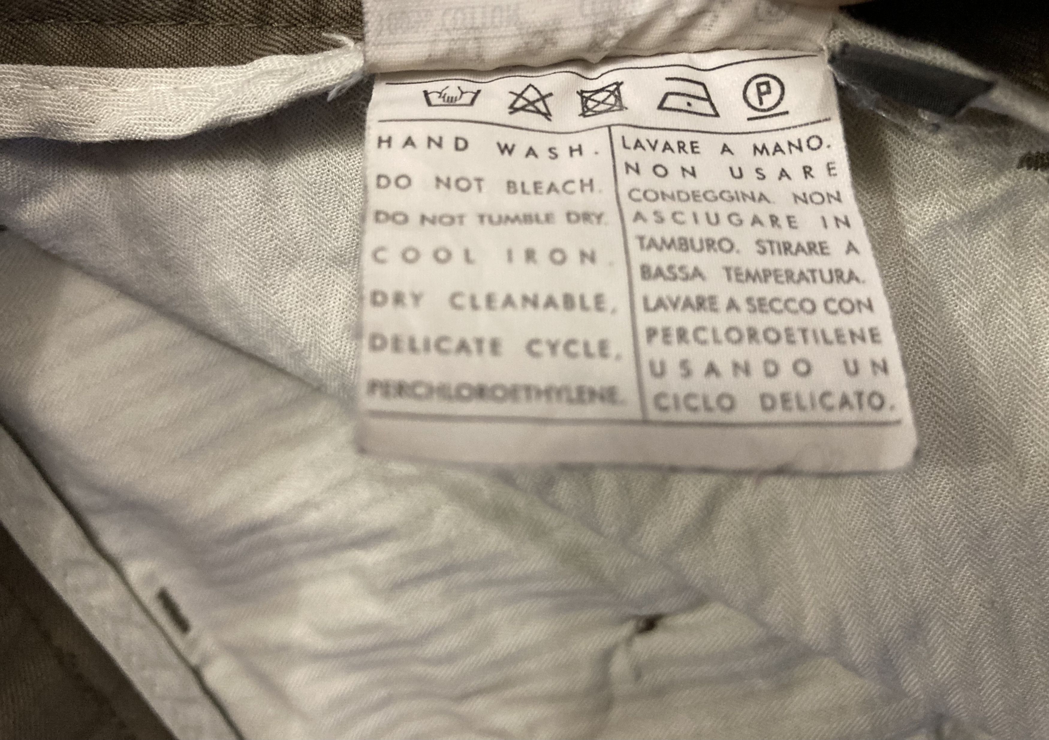Salvatore Ferragamo Vtg.Salvatore Ferragamo Cotton Tapered Fit Chinos Pants Size US 34 / EU 50 - 5 Thumbnail
